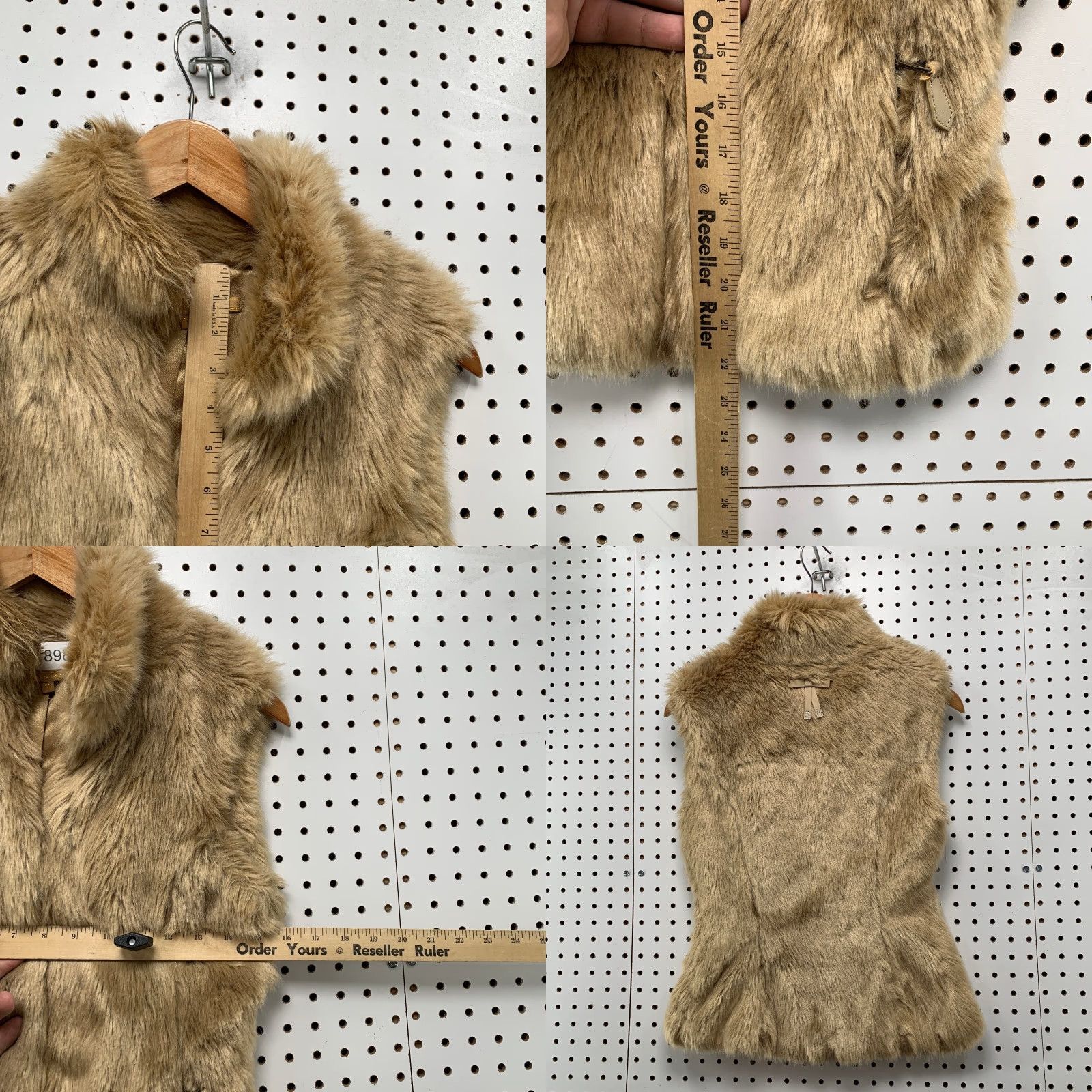 Vintage Silvian Heach Faux Fur Cozy Soft Vest Womens XS Sleeveless Tan Brown Vintage No (adjusted to fit rules) Size XS / US 0-2 / IT 36-38 - 8 Thumbnail