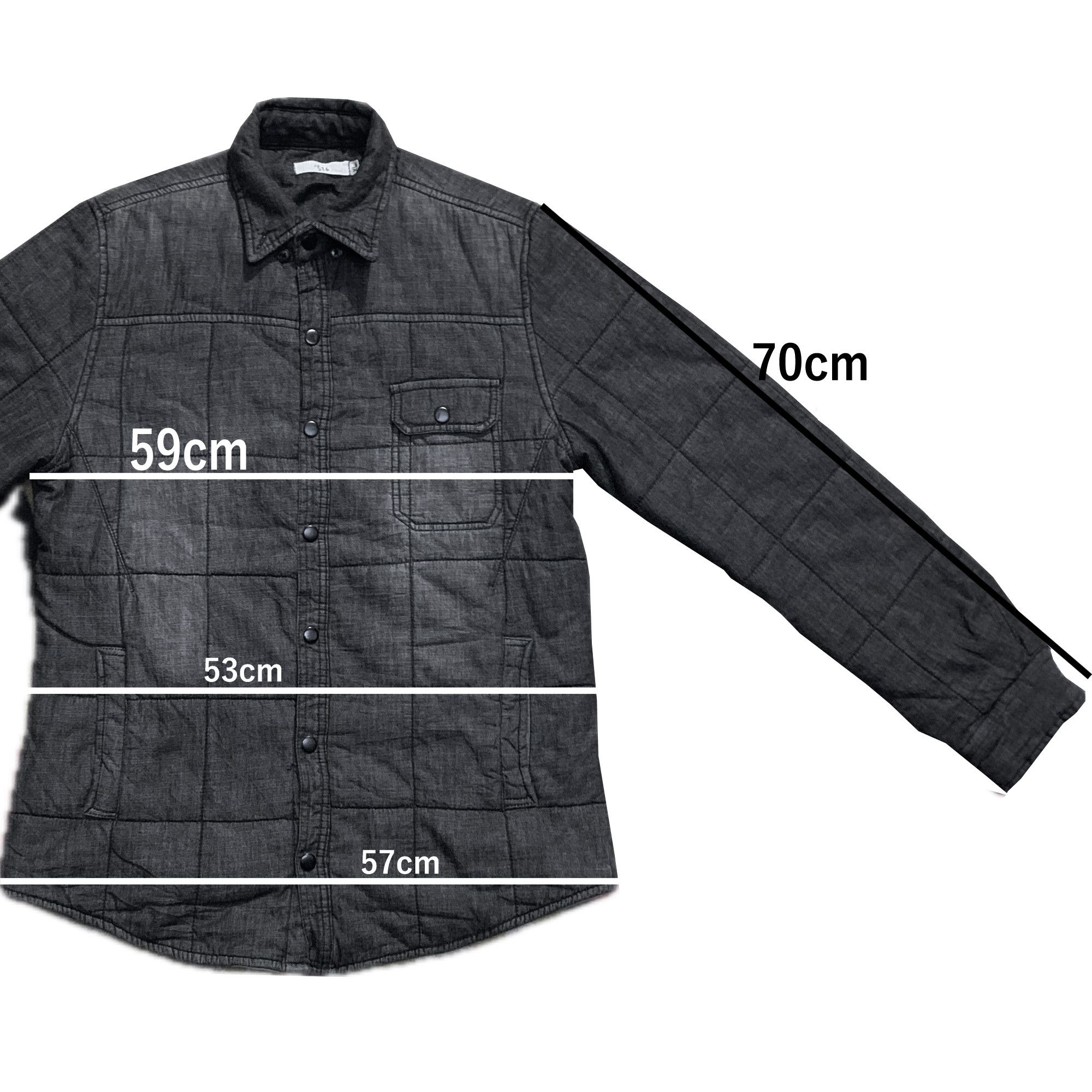 Other Korean x516 long sleeves quilted shirt Size US XL / EU 56 / 4 - 8 Thumbnail