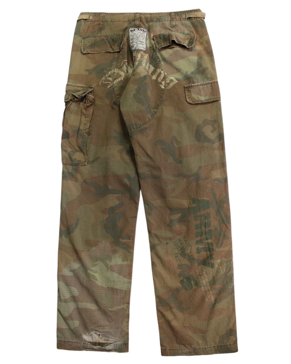 Hysteric Glamour 2000S DÂ-NANG CAMO DYED CARGO PANTS Size US 30 / EU 46 - 5 Thumbnail