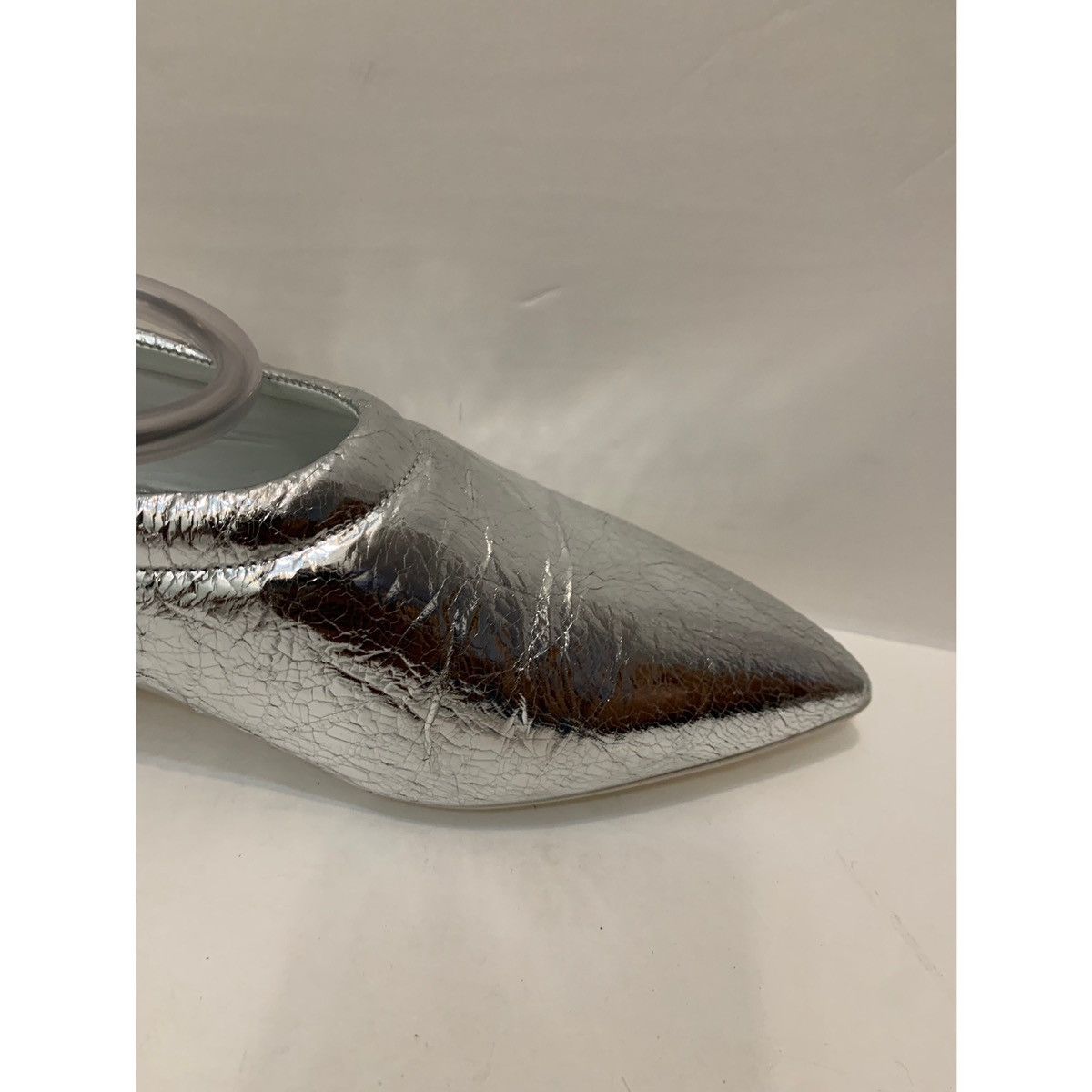 Jil Sander JIL SANDER METALLIC LEATHER BALLET FLATS SHOES Size US 8 / IT 38 - 10 Thumbnail