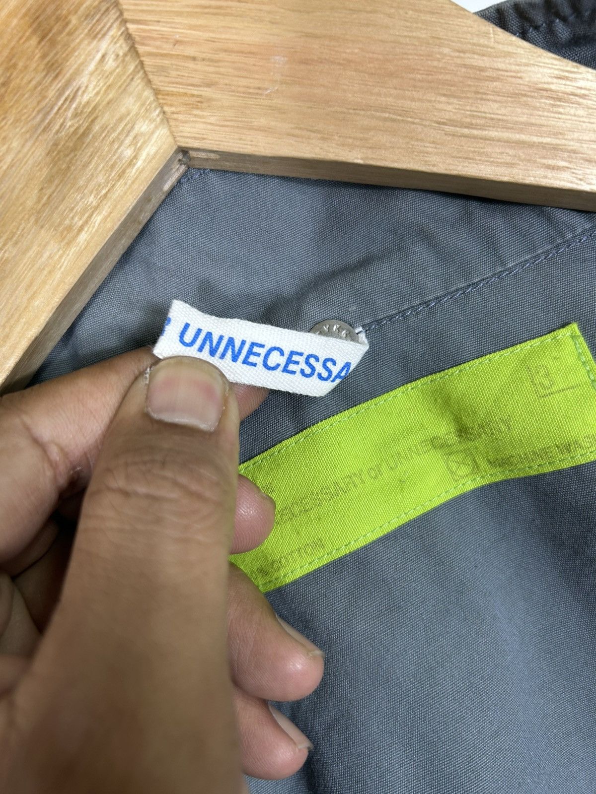 Japanese Brand 🔥Necessary Or Unnecessary Japan Workwear Style Zipper Jacket Size US L / EU 52-54 / 3 - 12 Thumbnail