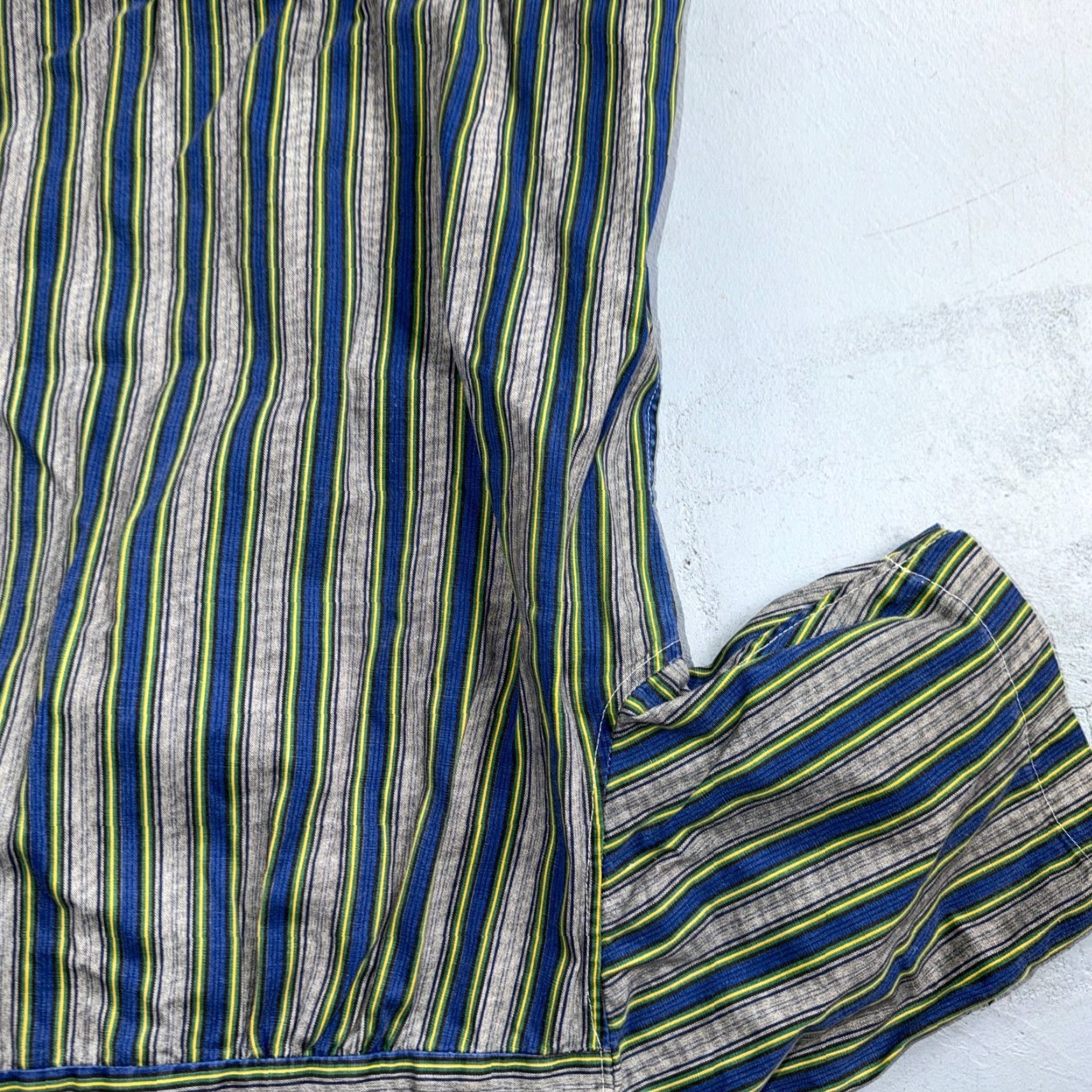 Vintage VINTAGE 50s 60s Striped Bowling Shirt Rockabilly Loop Collar Handmade Size M Size US M / EU 48-50 / 2 - 8 Thumbnail