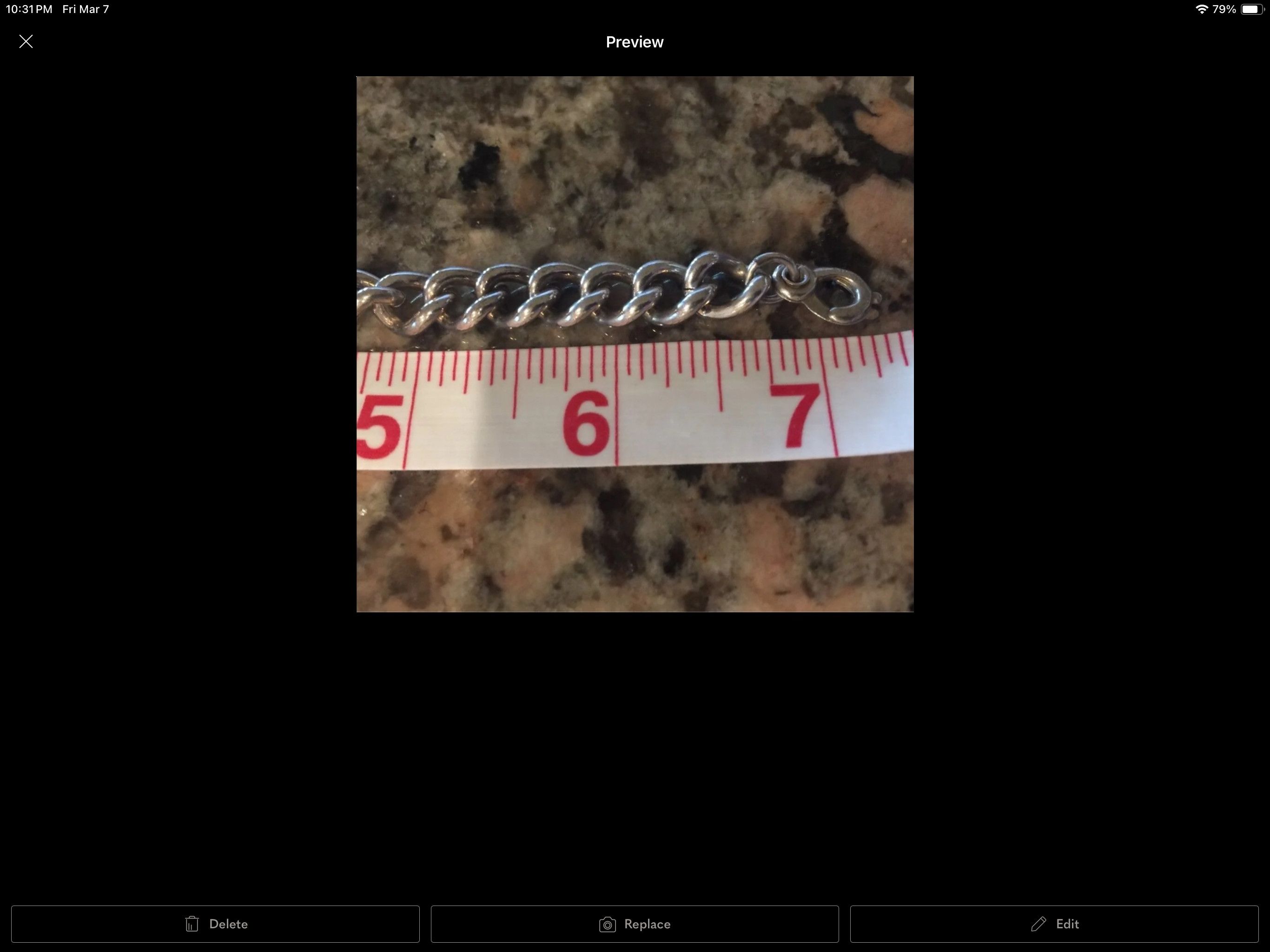 Other Vintage Men’s Sterling Silver ID Bracelet from WWII Size ONE SIZE - 12 Thumbnail