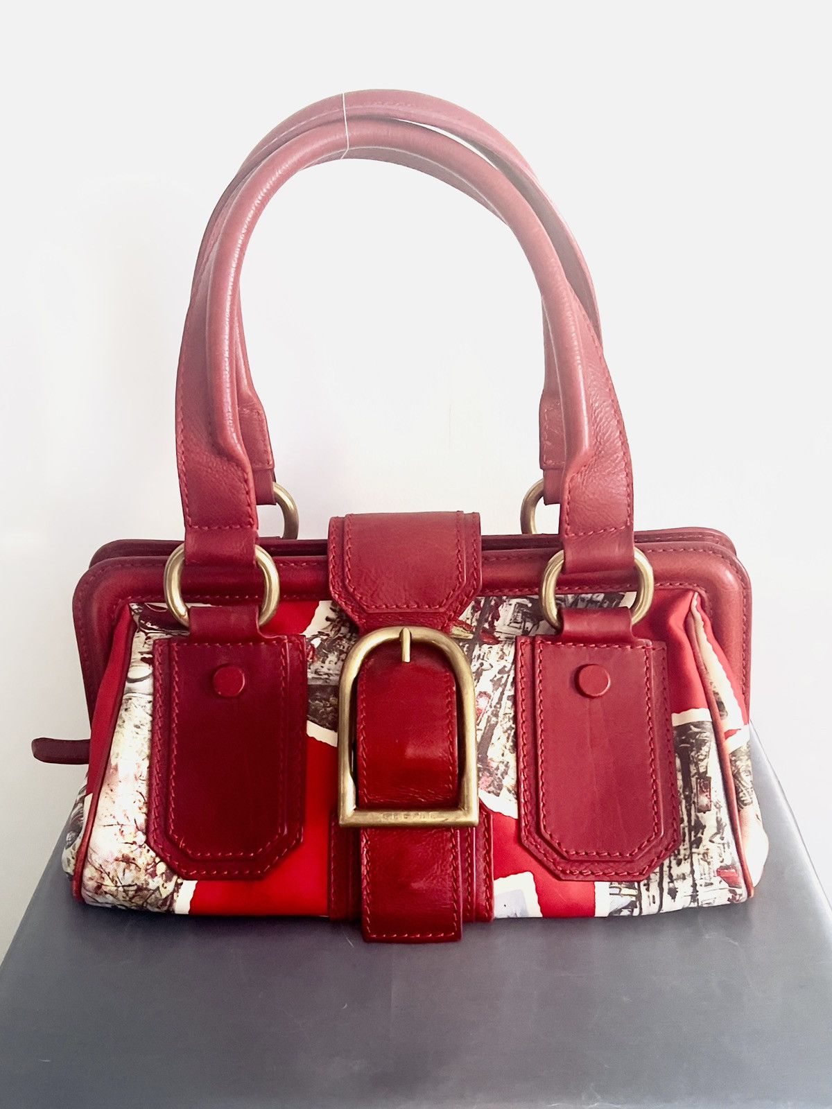 Celine CÉLINE Vintage Ella Frame Bag – Limited Edition Paris Size ONE SIZE - 1 Thumbnail