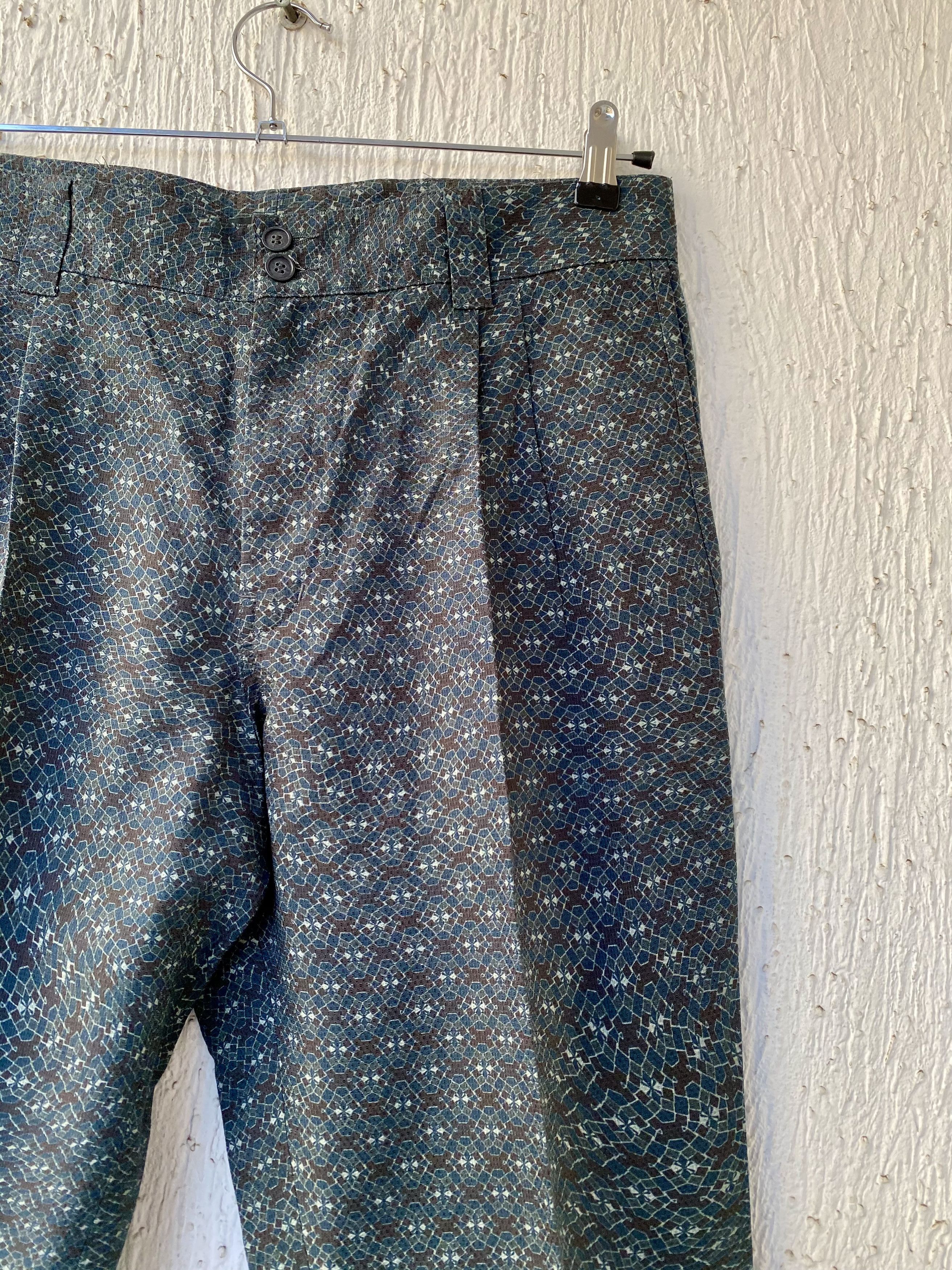 Dolce & Gabbana geomteric print cropped pant Size US 32 / EU 48 - 2 Thumbnail