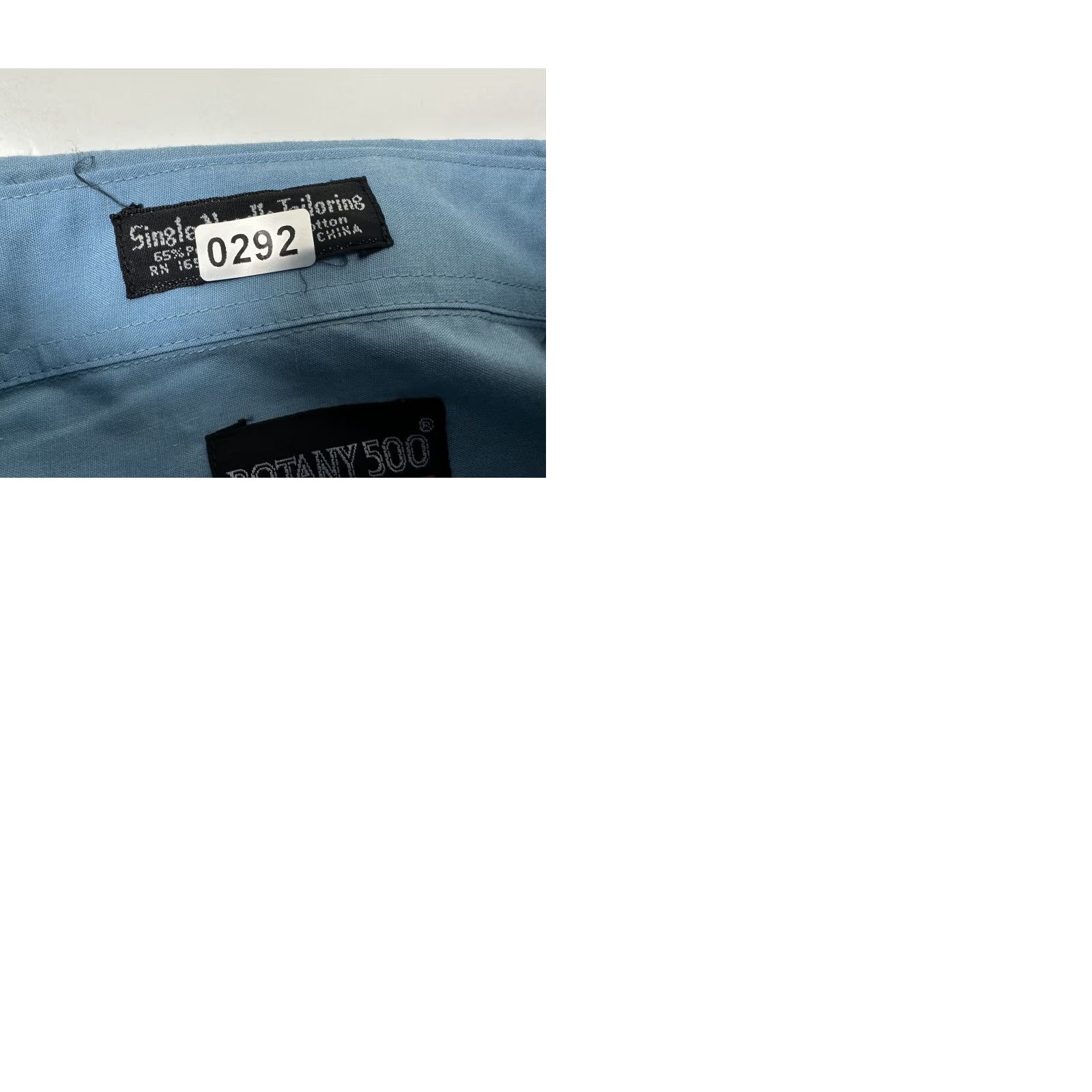 Vintage VINTAGE Botany 500 Shirt Men XL Blue 80s 90s Casual Preppy Button-Up Cotton Polyester Solid Long Sleeve Size US XL / EU 56 / 4 - 9 Thumbnail