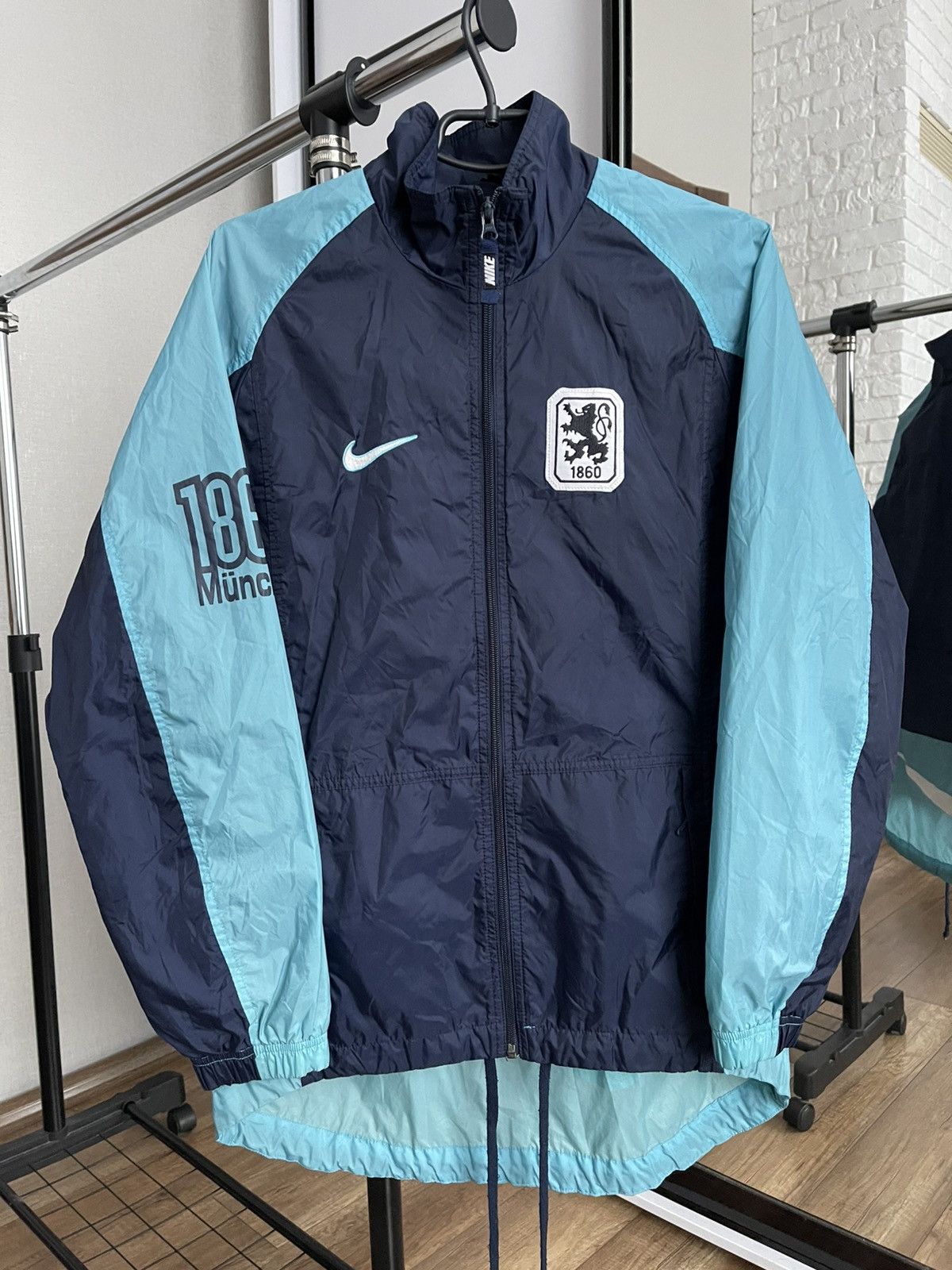 Vintage Vintage Nike TSV 1860 Munich Soccer Zip Jacket 90s Size US M / EU 48-50 / 2 - 3 Thumbnail