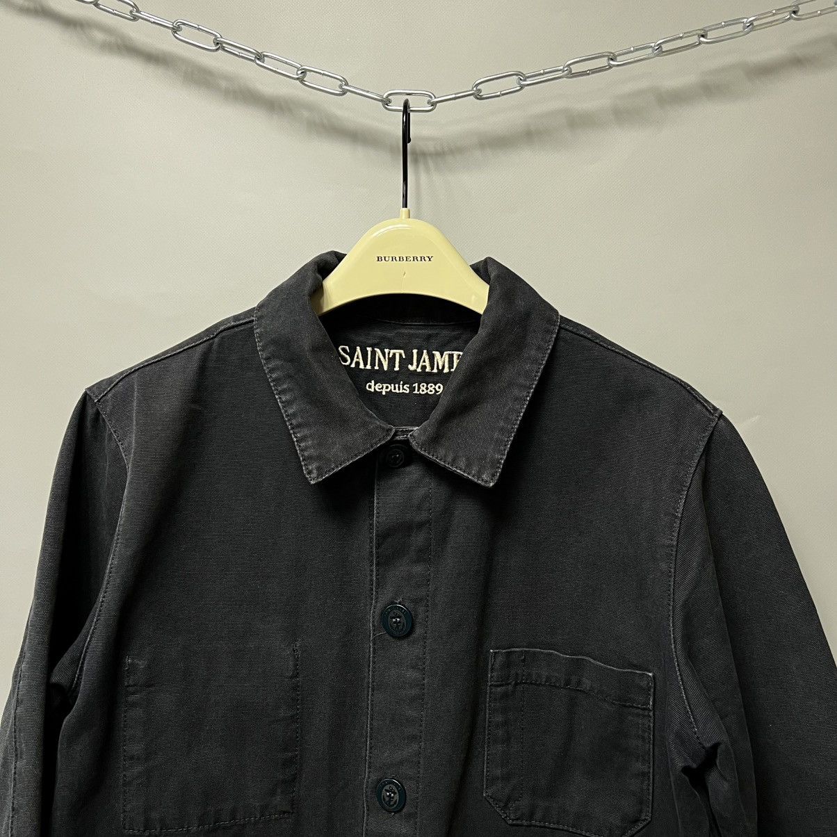 Saint James Saint James Cotton Canvas French Work Chore jacket Sirocco Size US M / EU 48-50 / 2 - 10 Thumbnail