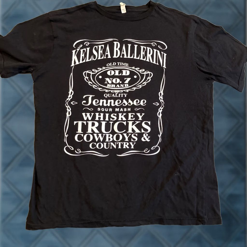 Vintage Kelsea Ballerini Tennessee Whiskey IF IT AINT KELSEA, IT AINT MUSIC T SHIRT L Shirt Men Black Cotton Crew Neck Short Sleeve Graphic Print L Mens Size US L / EU 52-54 / 3 - 1 Thumbnail