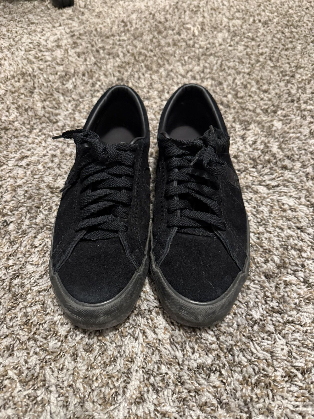 Number (N)ine Number (N)ine SS01 “Time Migration” Suede Skull Sneakers Size US 9.5 / EU 42-43 - 2 Thumbnail