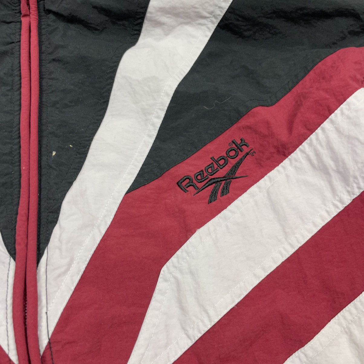 Reebok Vintage Reebok Cotton Jacket 💣 Size US XL / EU 56 / 4 - 4 Thumbnail