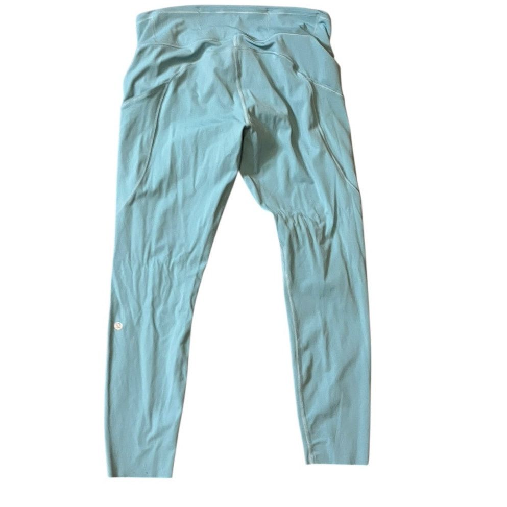 Lululemon Lululemon fast & free HR tights 25” tidal teal size 10 Size 32" / US 10 / IT 46 - 3 Thumbnail
