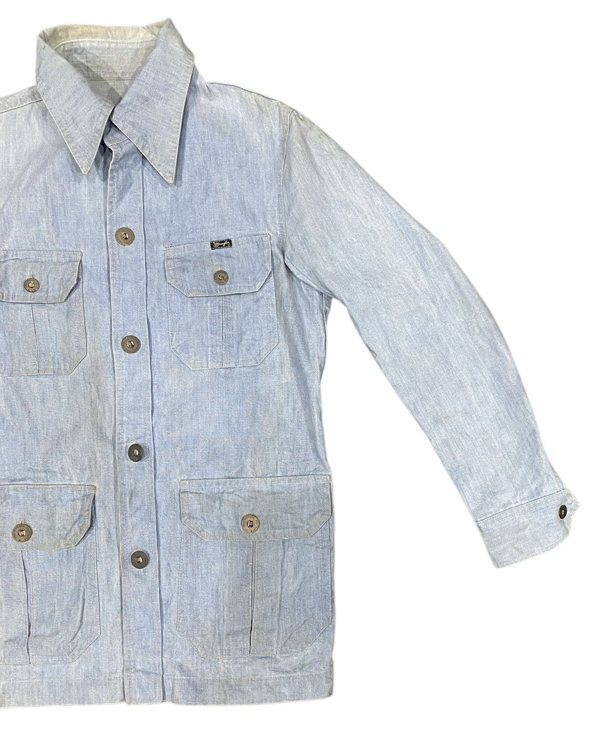 Vintage × Wrangler Vintage WRANGLER Button Jacket 4 Pocket Size US S / EU 44-46 / 1 - 2 Thumbnail