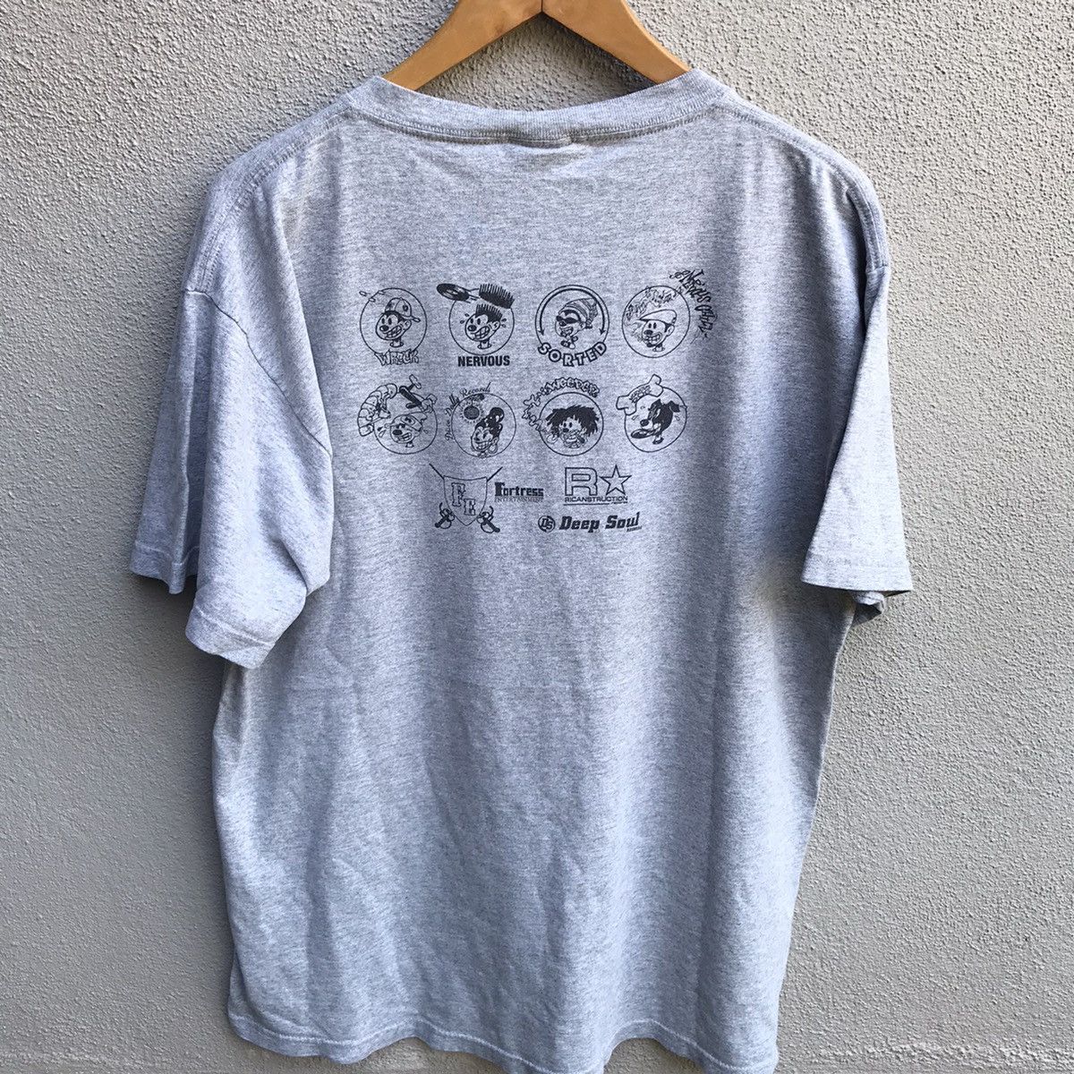 Rap Tees Vintage NERVOUS RECORDS hip hop rap tee Size US L / EU 52-54 / 3 - 2 Thumbnail