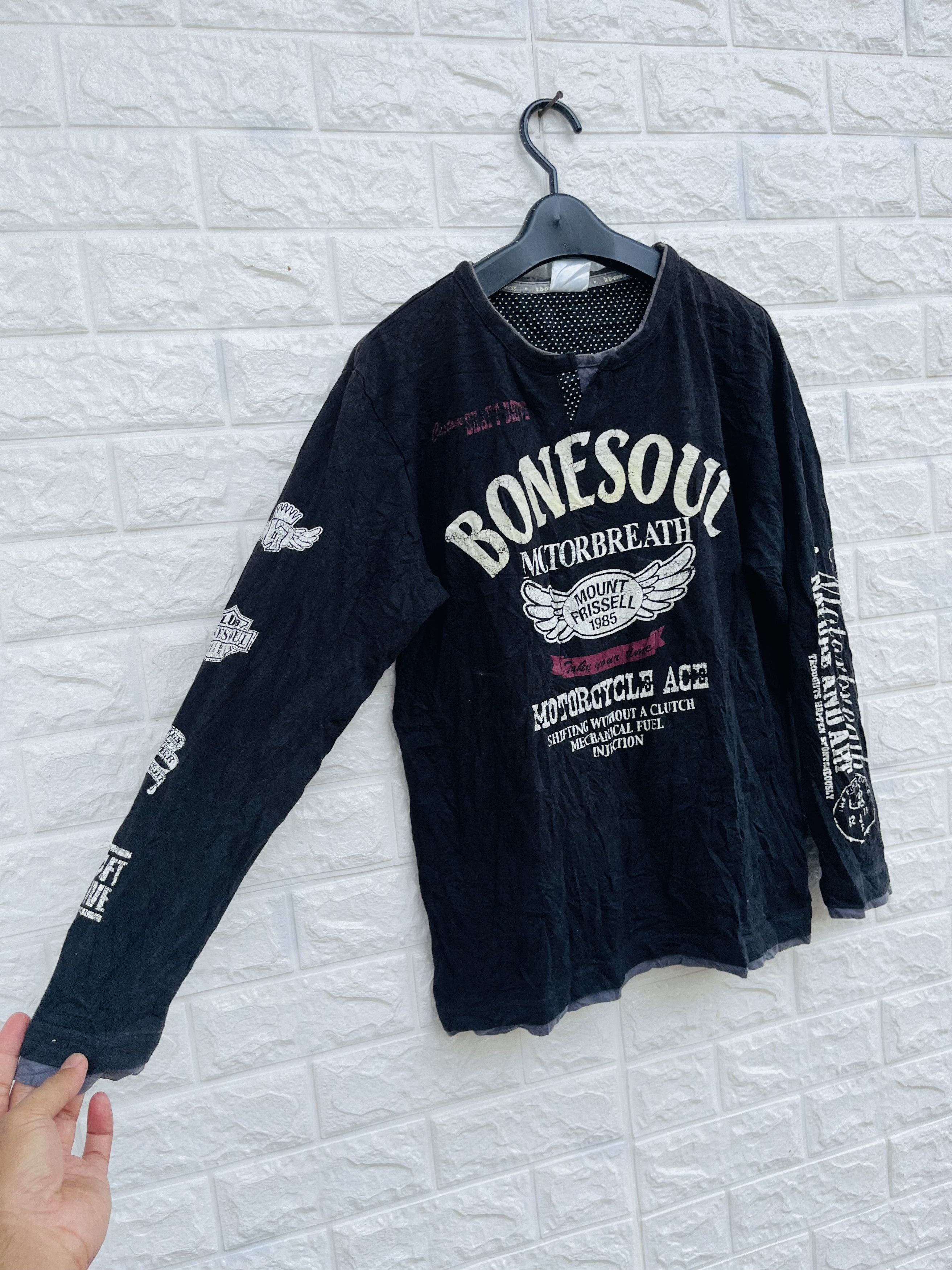 Japanese Brand × Vintage Vintage B One Soul Motorcycle Fashion Style Shirt Size US M / EU 48-50 / 2 - 4 Thumbnail