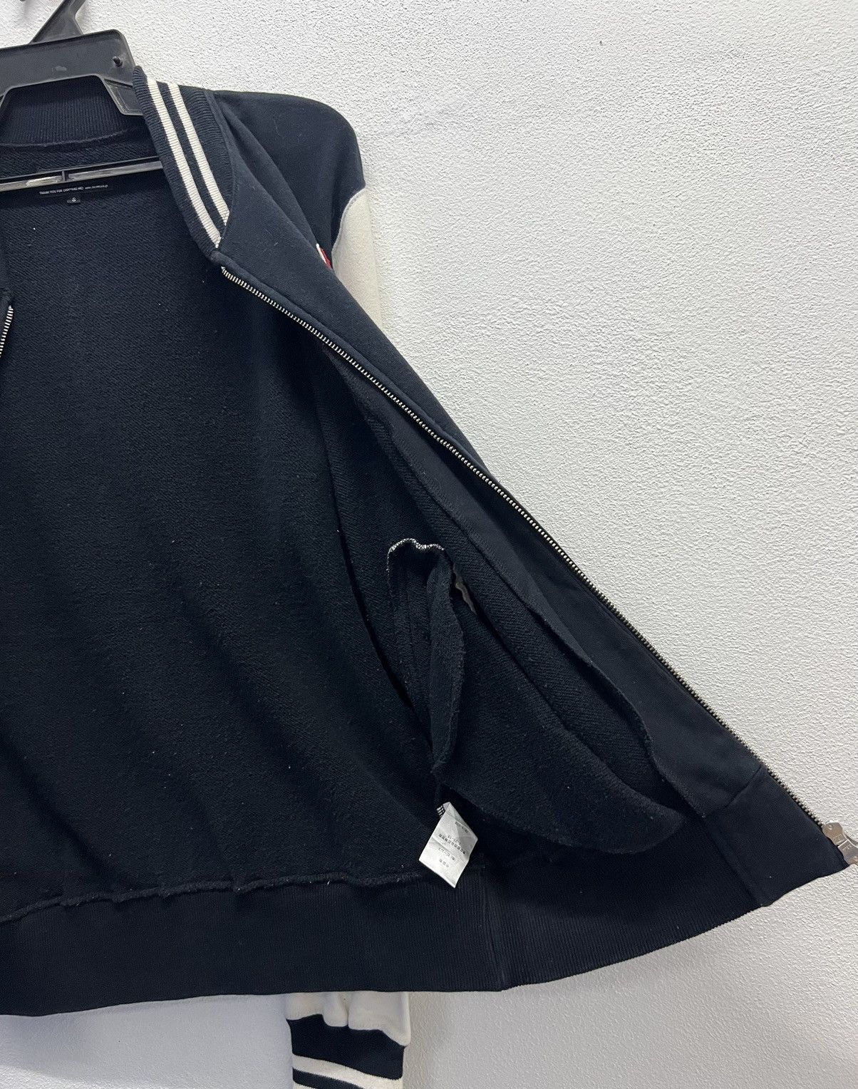 Beams Plus BEAMS x Danklows Varsity Jacket Black/White Cotton Zip-Up Size US S / EU 44-46 / 1 - 4 Thumbnail
