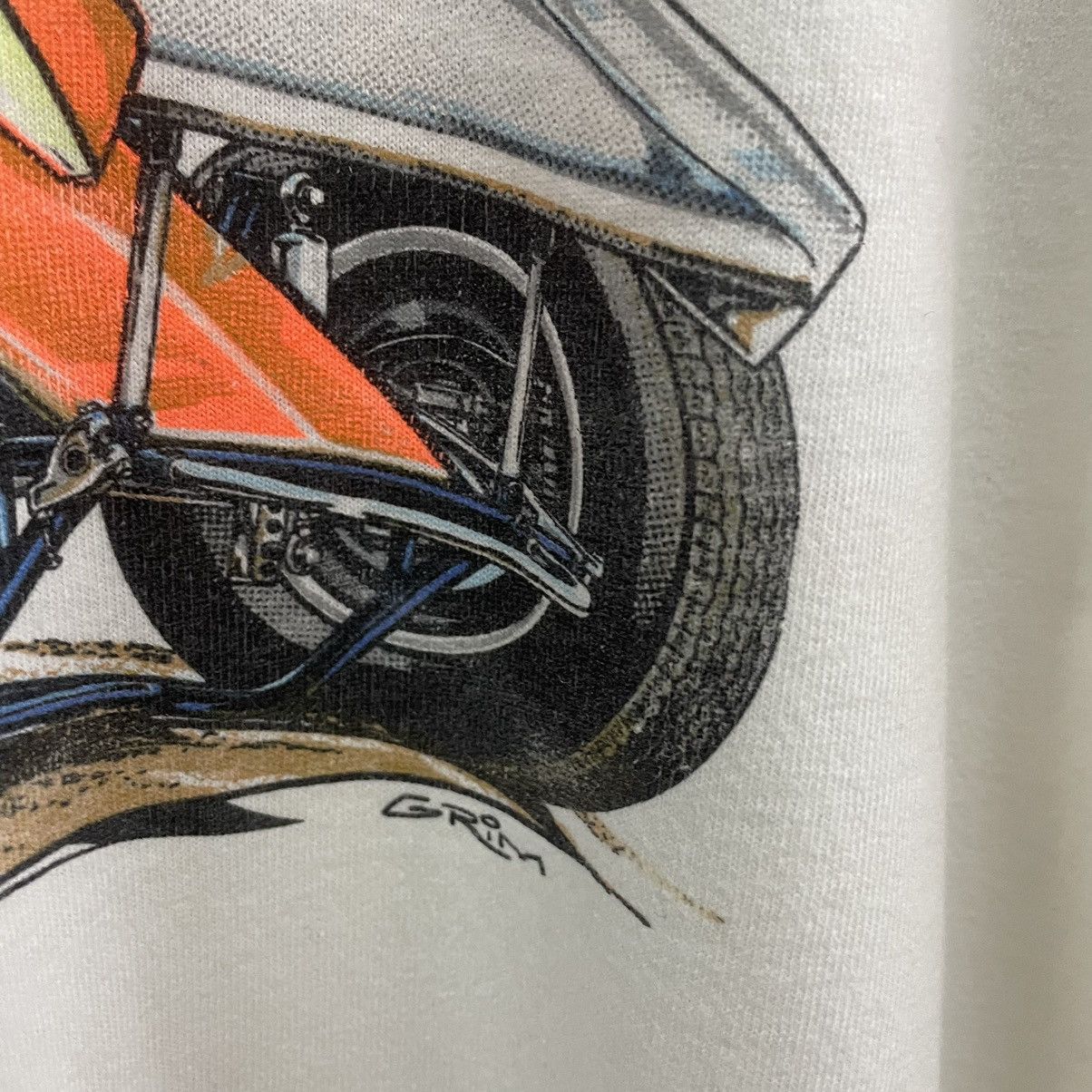 Sports Specialties × Vintage 🔥Vintage 90s King Royal Eldora Speedway Promo Racing Tee Size US XXL / EU 58 / 5 - 6 Thumbnail