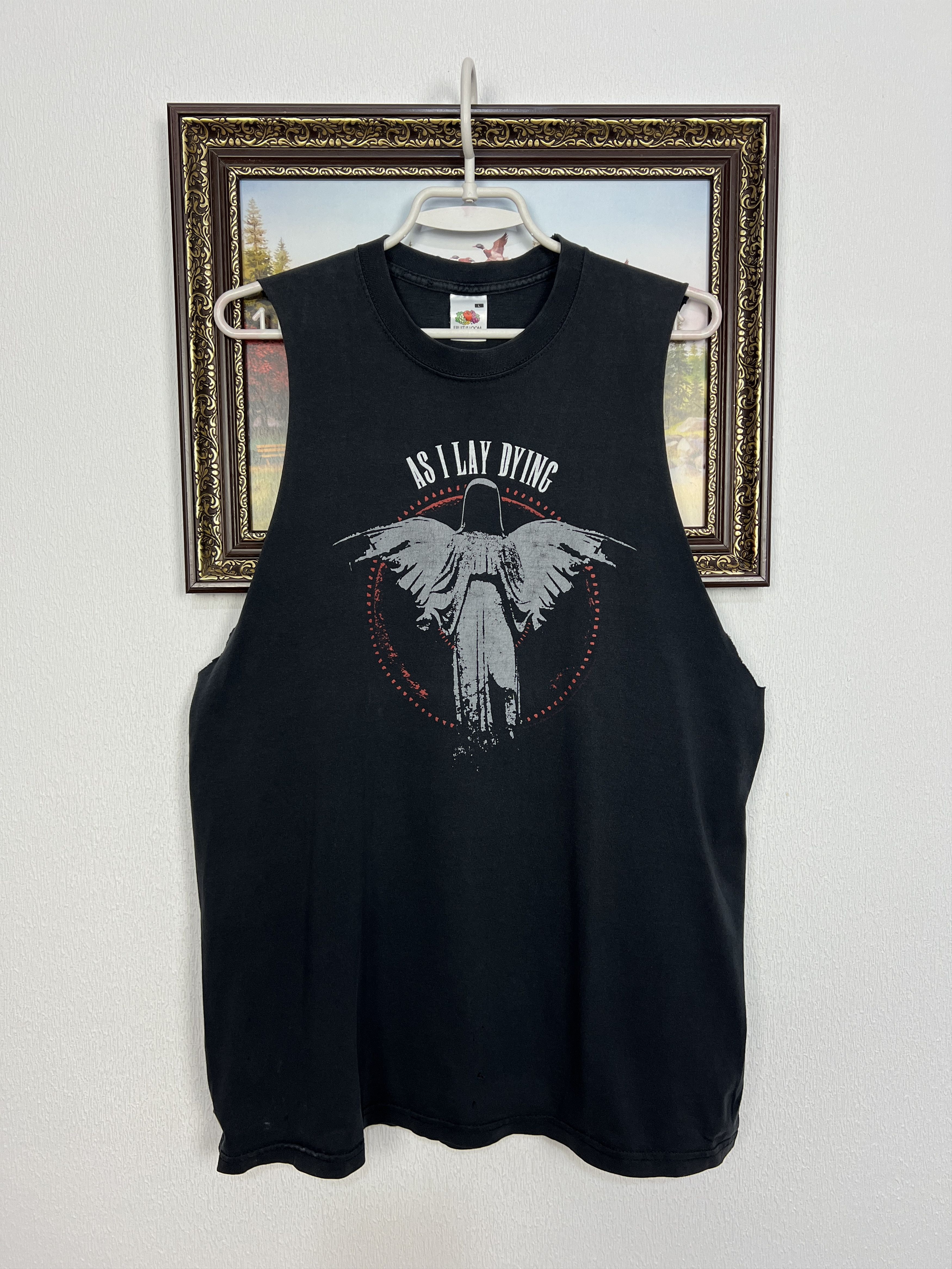 Fruit Of The Loom As I Lay Dying Shirt Band Rock Metal Over Print Vest Tee Size US L / EU 52-54 / 3 - 1 Thumbnail