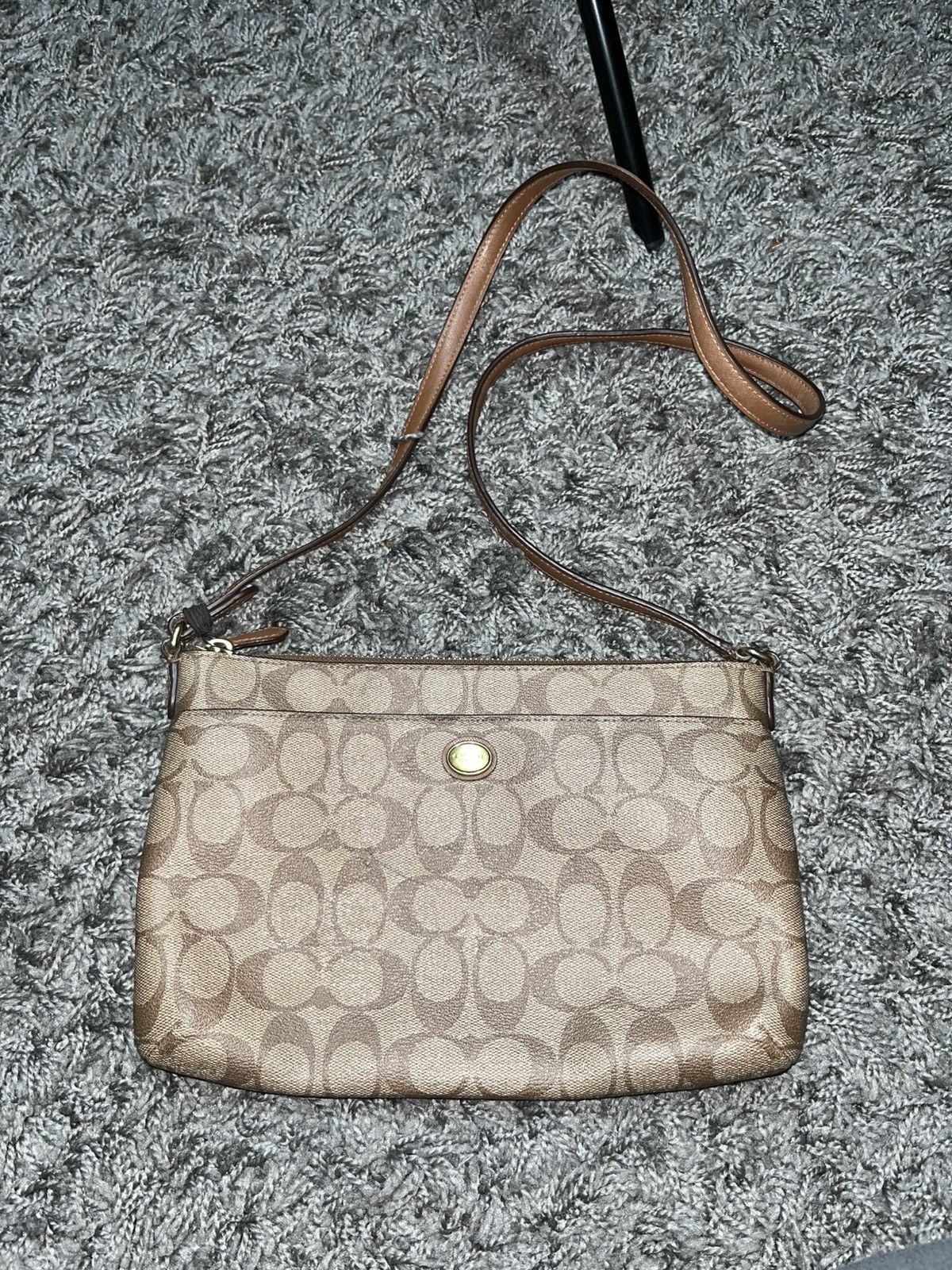 Coach COACH PEYTON SIGNATURE CHARLEY CROSSBODY BAG Size ONE SIZE - 1 Thumbnail