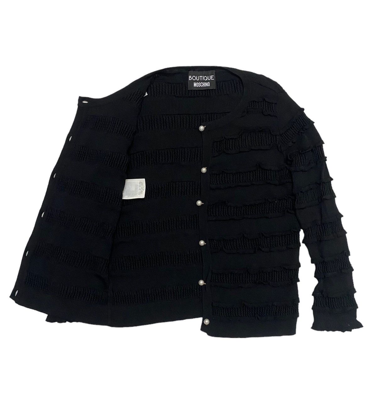 Boutique Moschino Boutique Moschino Ruffle Layer Knit Sweater Size S / US 4 / IT 40 - 5 Thumbnail