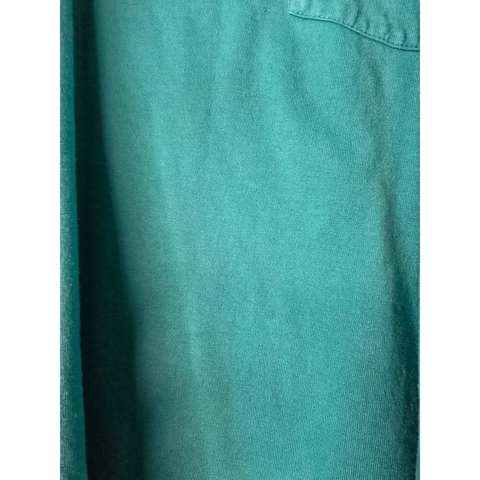 Vintage Vintage Blank Shirt BVD XL Green Teal Plain Pocket Tee 1990s Size US XL / EU 56 / 4 - 9 Thumbnail
