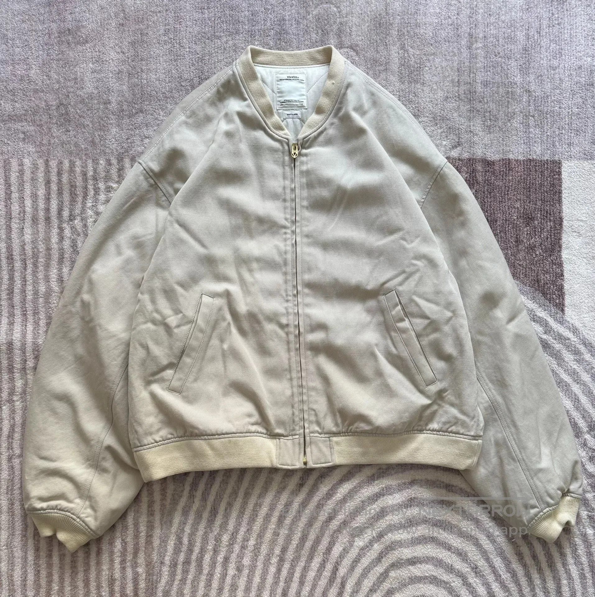 Visvim visvim hartman ii bomber jacket in white. Size L / US 10 / IT 46 - 1 Thumbnail