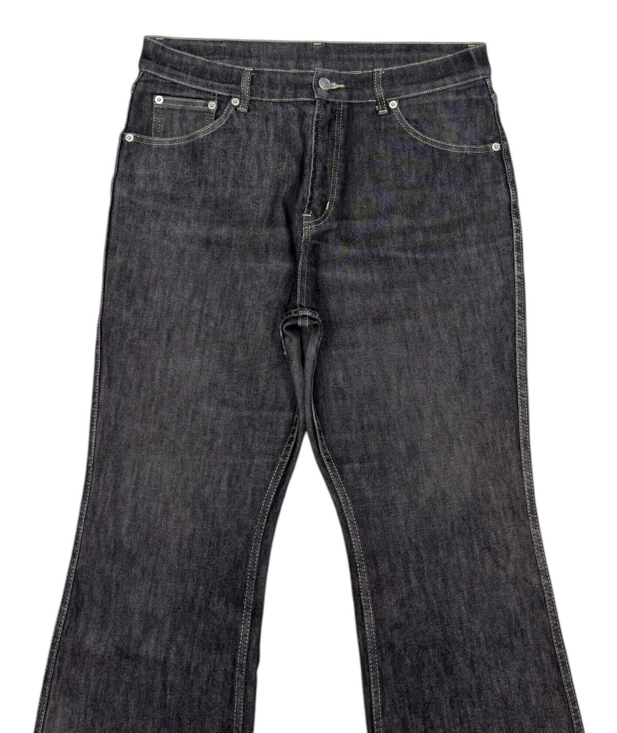 Japanese Brand Flare Jeans B3 Black Jeans Bootcut Denim Jeans Size 32" / US 10 / IT 46 - 3 Thumbnail