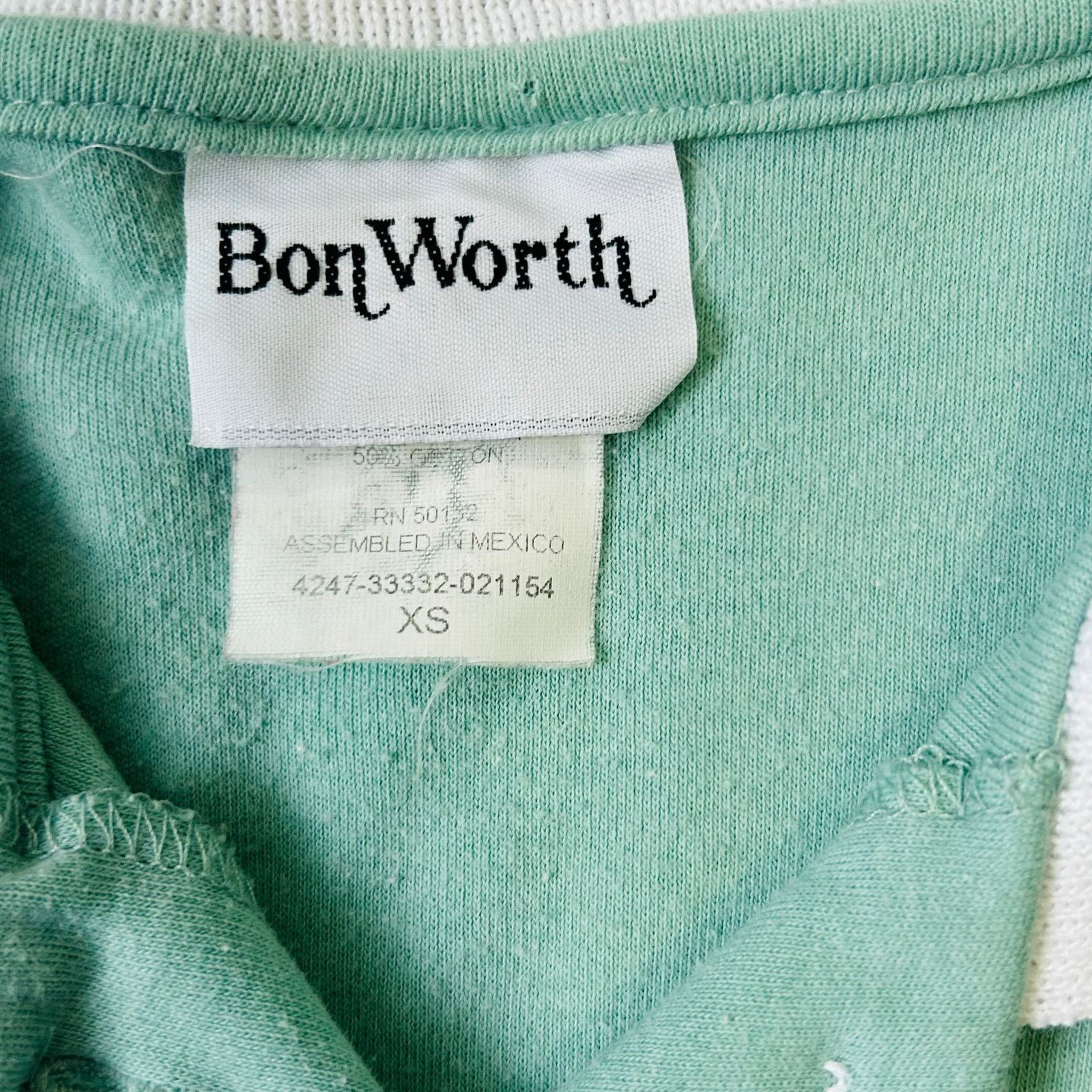 Vintage Vintage Coastal Polo Knit Shirt Collared Green Palmtrees XS Size XS / US 0-2 / IT 36-38 - 4 Thumbnail