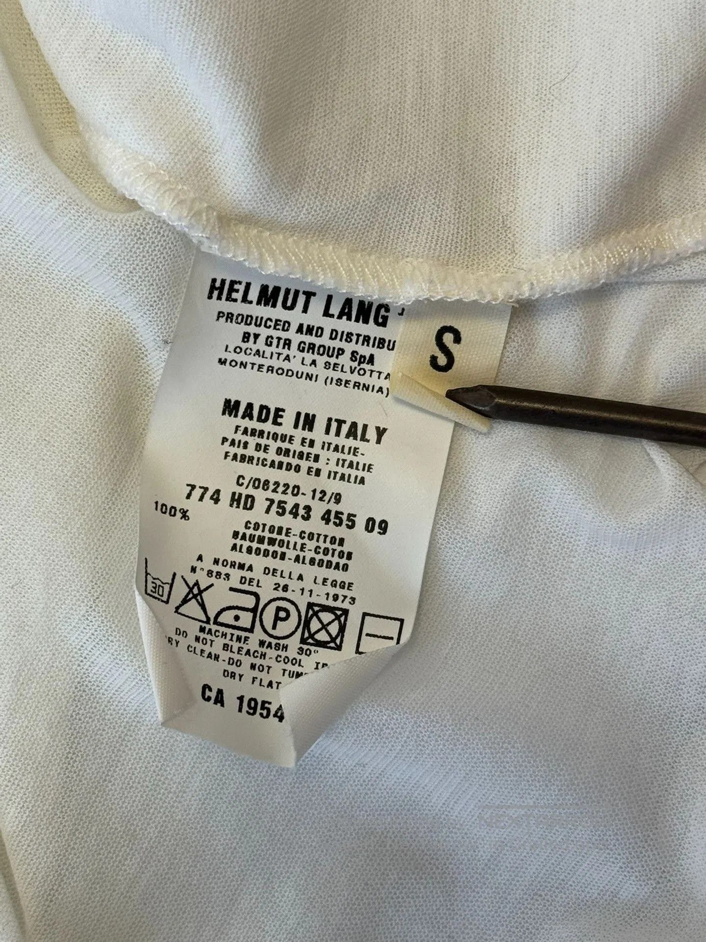 Helmut Lang Helmut Lang 1999 Elbow Cut Longsleeve. Size US S / EU 44-46 / 1 - 8 Thumbnail