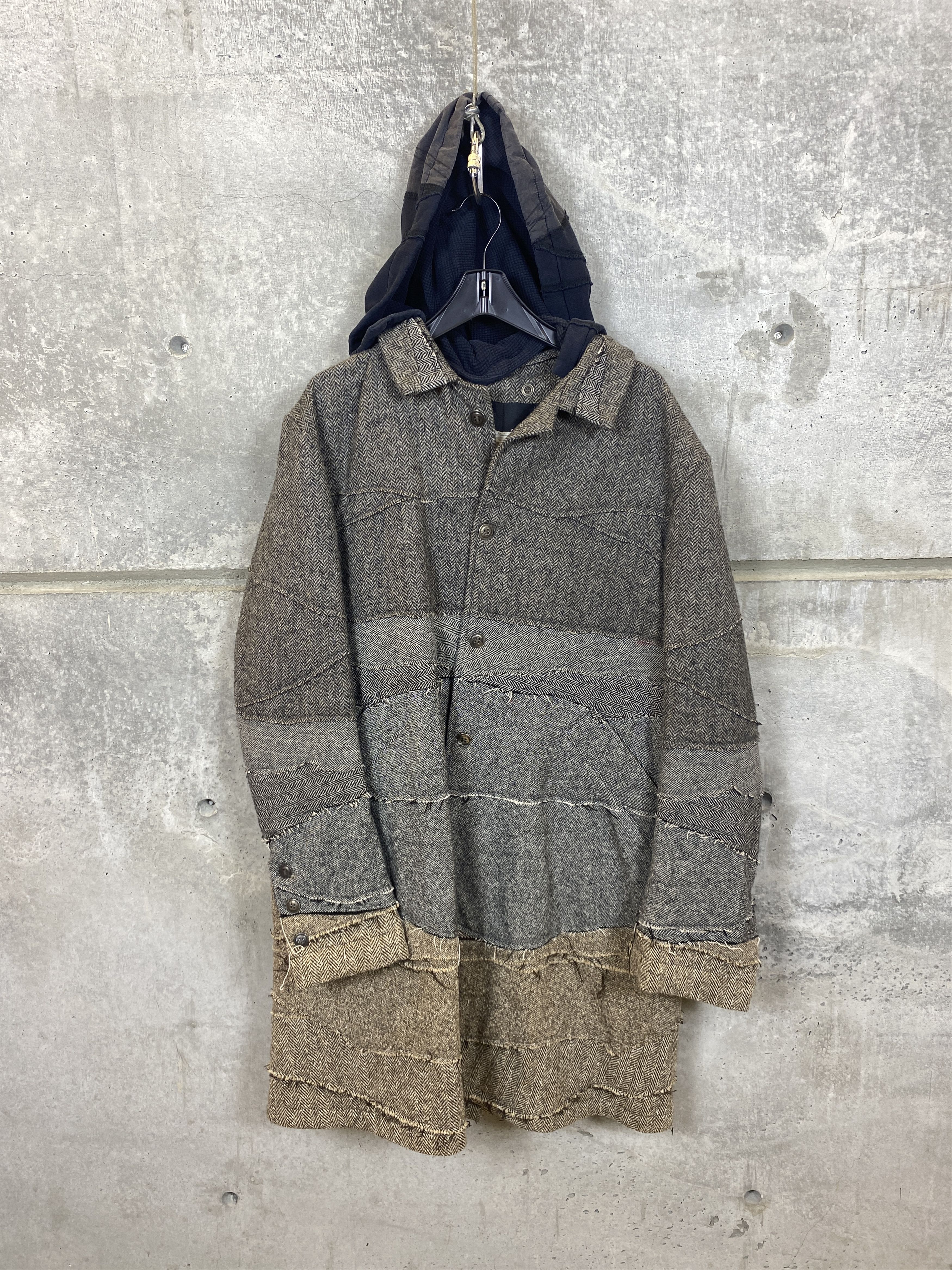 Greg Lauren GREG LAUREN MIXED HERRINGBONE COAT JACKET SAMPLE Size US L / EU 52-54 / 3 - 1 Thumbnail