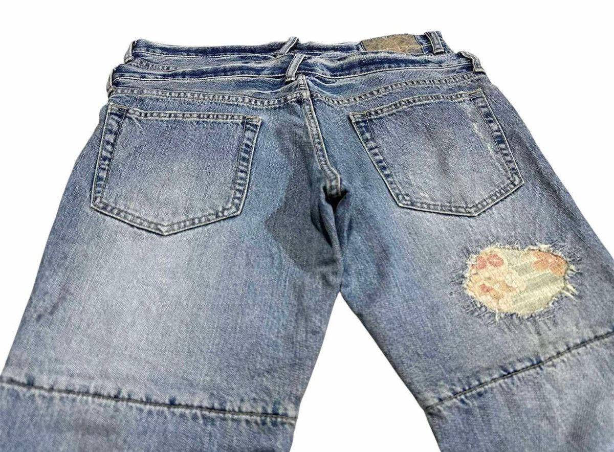 Japanese Brand × Le Grande Bleu (L.G.B.) × Tornado Mart 🔥Sick Y2K PPFM Distressed Boro Patchwork Double Waist Denim Size US 34 / EU 50 - 10 Thumbnail