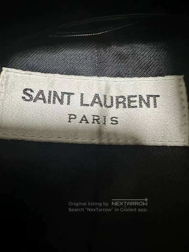 Saint Laurent Paris Saint Laurent Paris Wool patchwork black warrior baseball Size US M / EU 48-50 / 2 - 3 Thumbnail