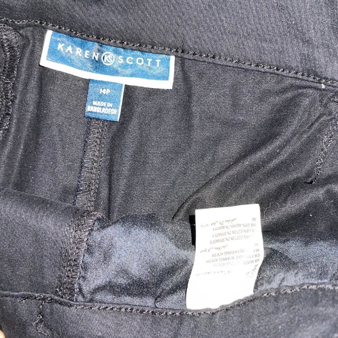 Other Karen Scott Cropped Capri Pants Straight Leg Relaxed Fit 14P Size 36" / US 14 / IT 50 - 3 Thumbnail