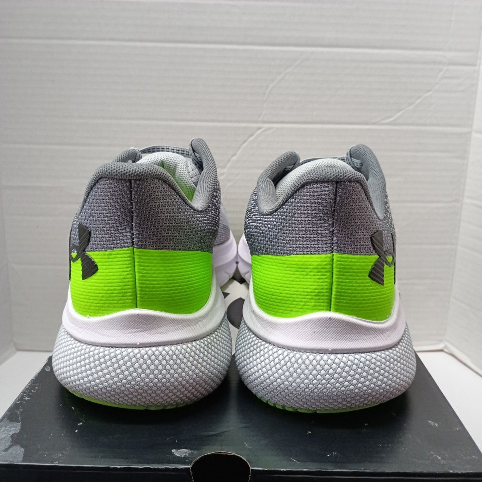 Under Armour Under Armour HOVR Turbulence 2 Men Size 12 Gray / Neon Green Size US 12 / EU 45 - 4 Thumbnail