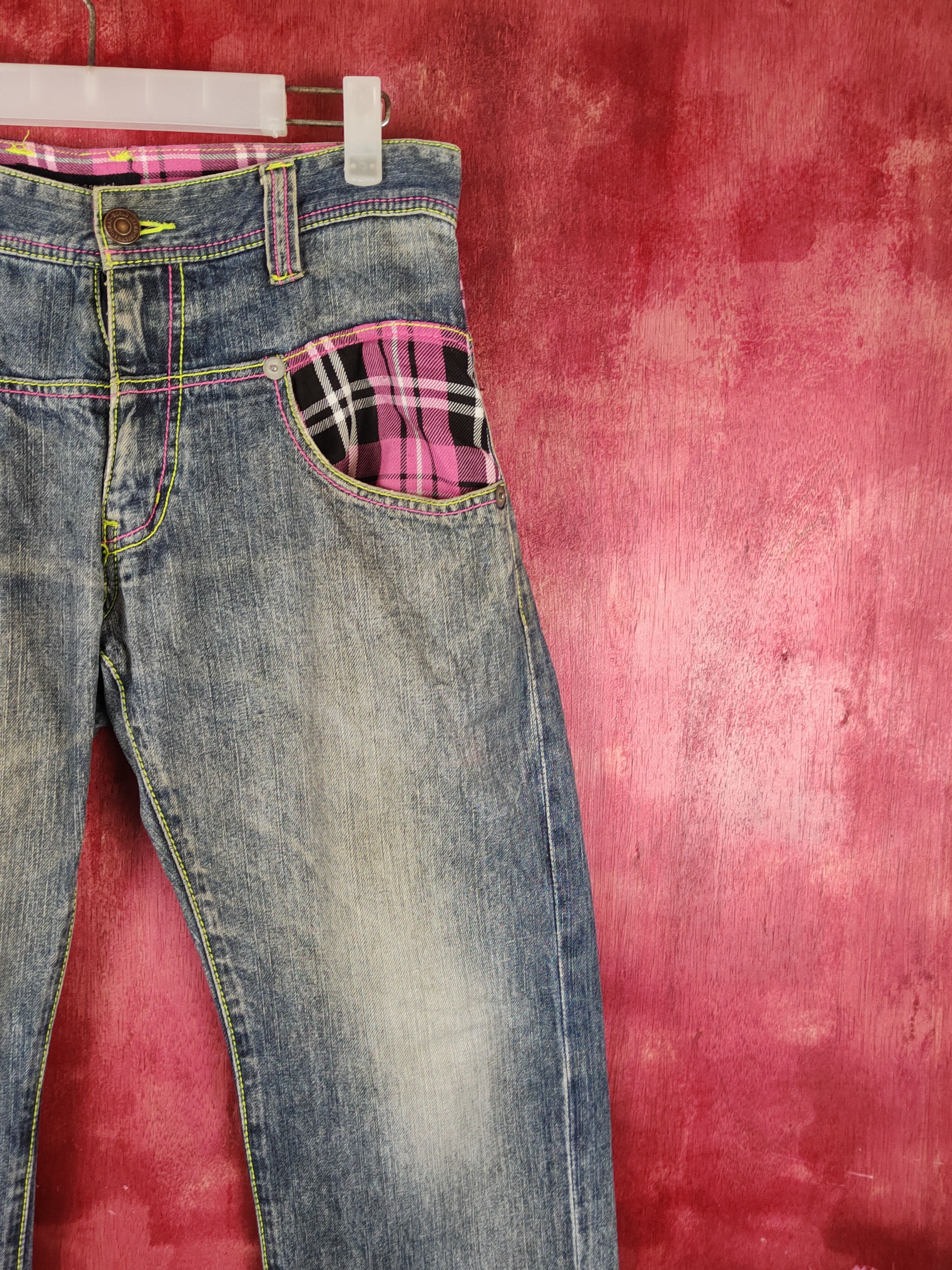Japanese Brand Memory Special Dark Blue Faded Multipocket Denim #S1617 Size 31" - 6 Thumbnail