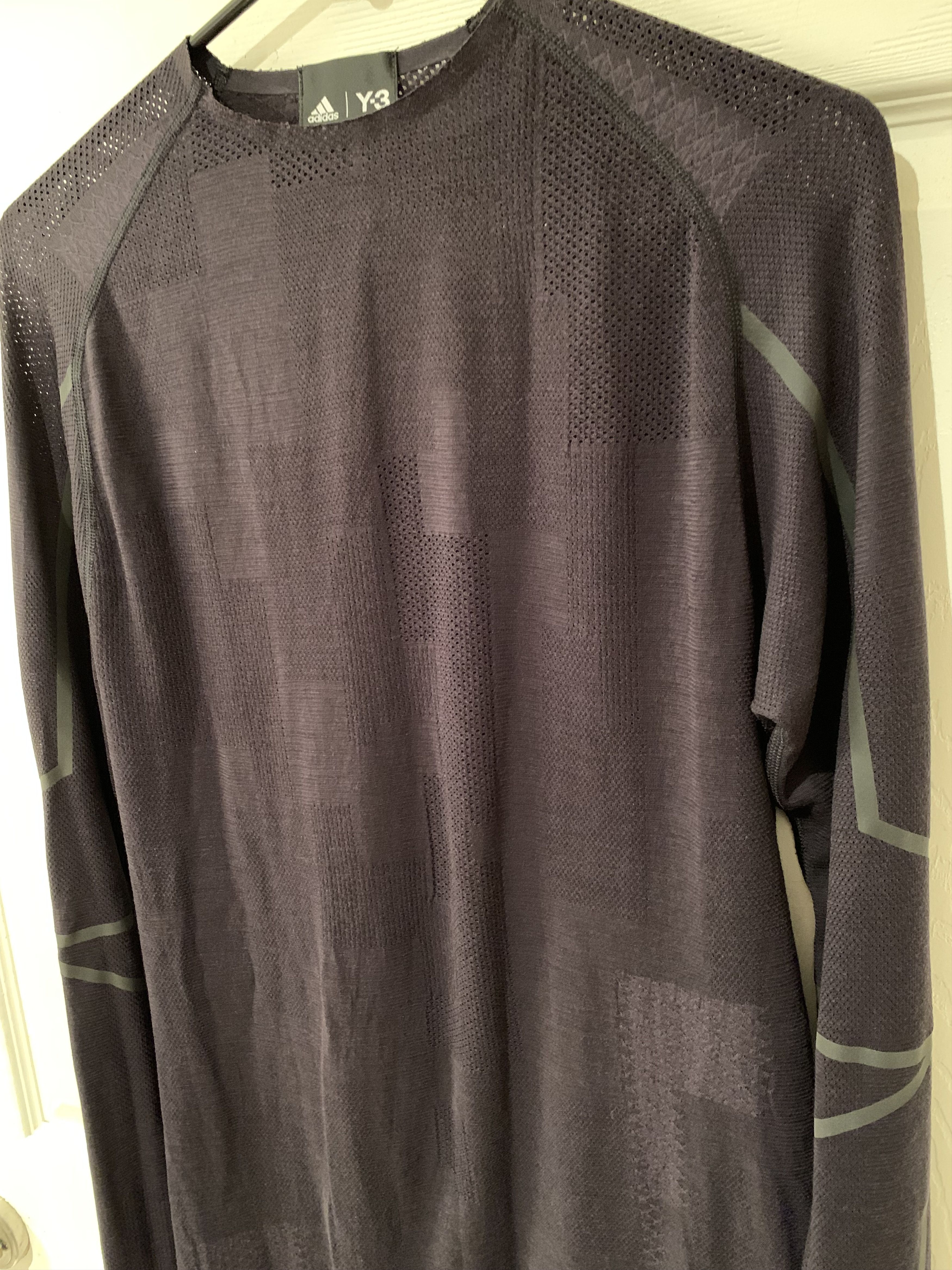 Adidas Y-3 Sport Merino Reflective Tech Tee Size US M / EU 48-50 / 2 - 5 Thumbnail
