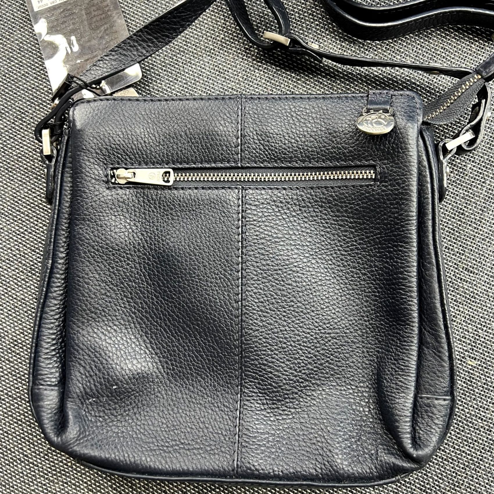 Vintage ADAX ELLINOR Leather Shoulderbag Womens Blue w/ Wallet Shoulder Bag Leather Bag Size ONE SIZE - 5 Thumbnail