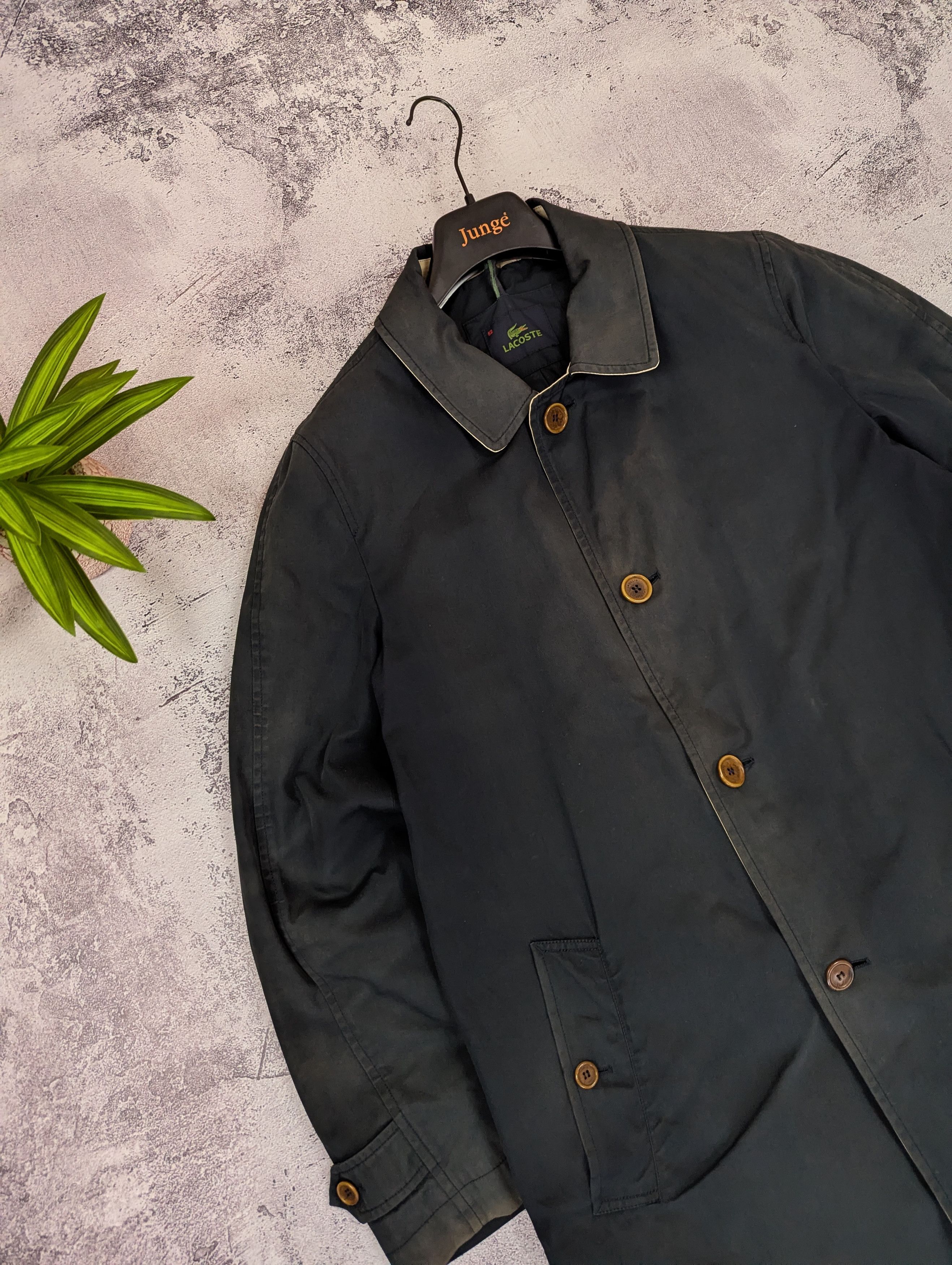 Lacoste VTG Lacoste Faded Distressed Trench Coat 52 Size US L / EU 52-54 / 3 - 4 Thumbnail