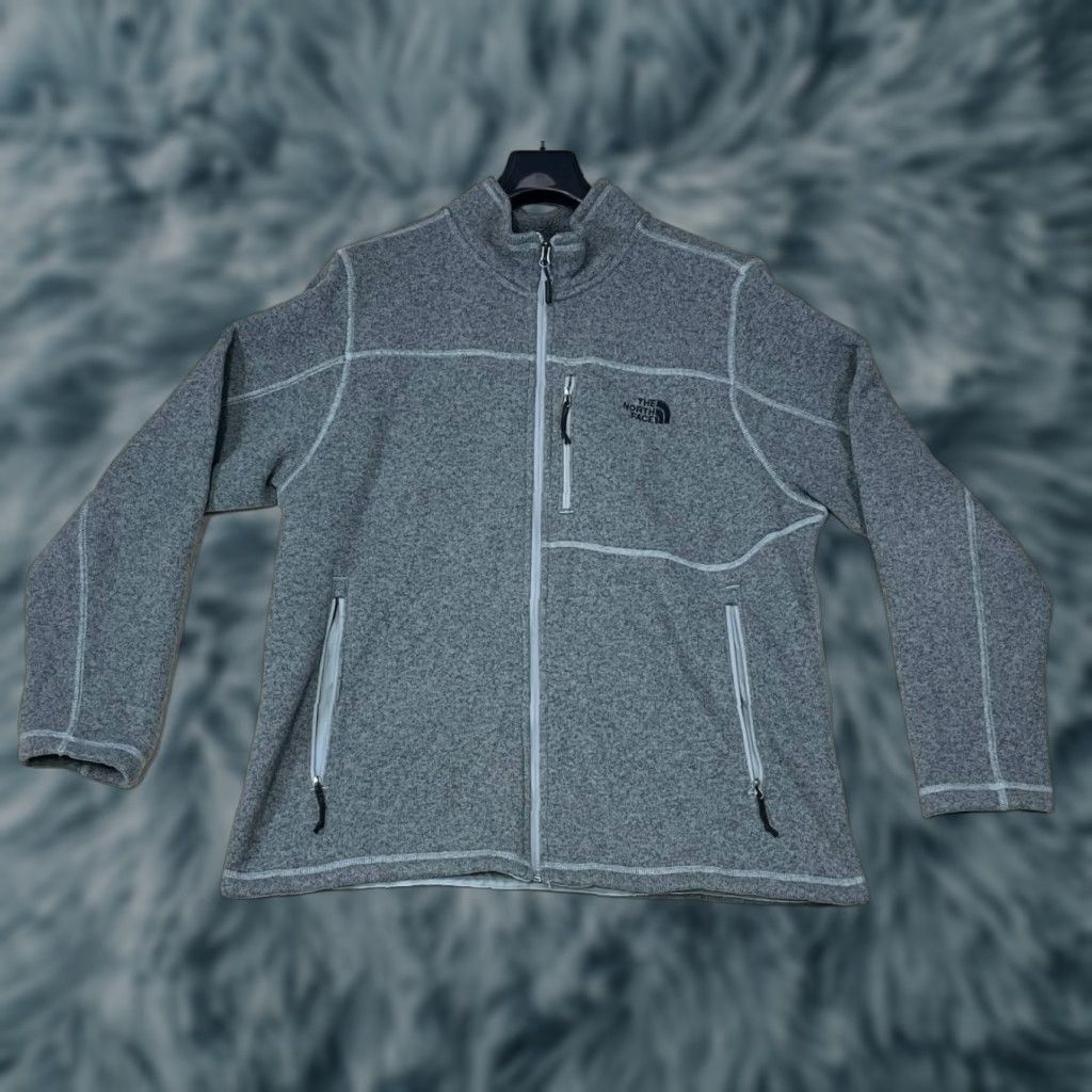 The North Face The North Face Denali Full Zip Jacket Pullover XL Men Gray Fleece Polar Polyester Size XL / US 12-14 / IT 48-50 - 1 Thumbnail