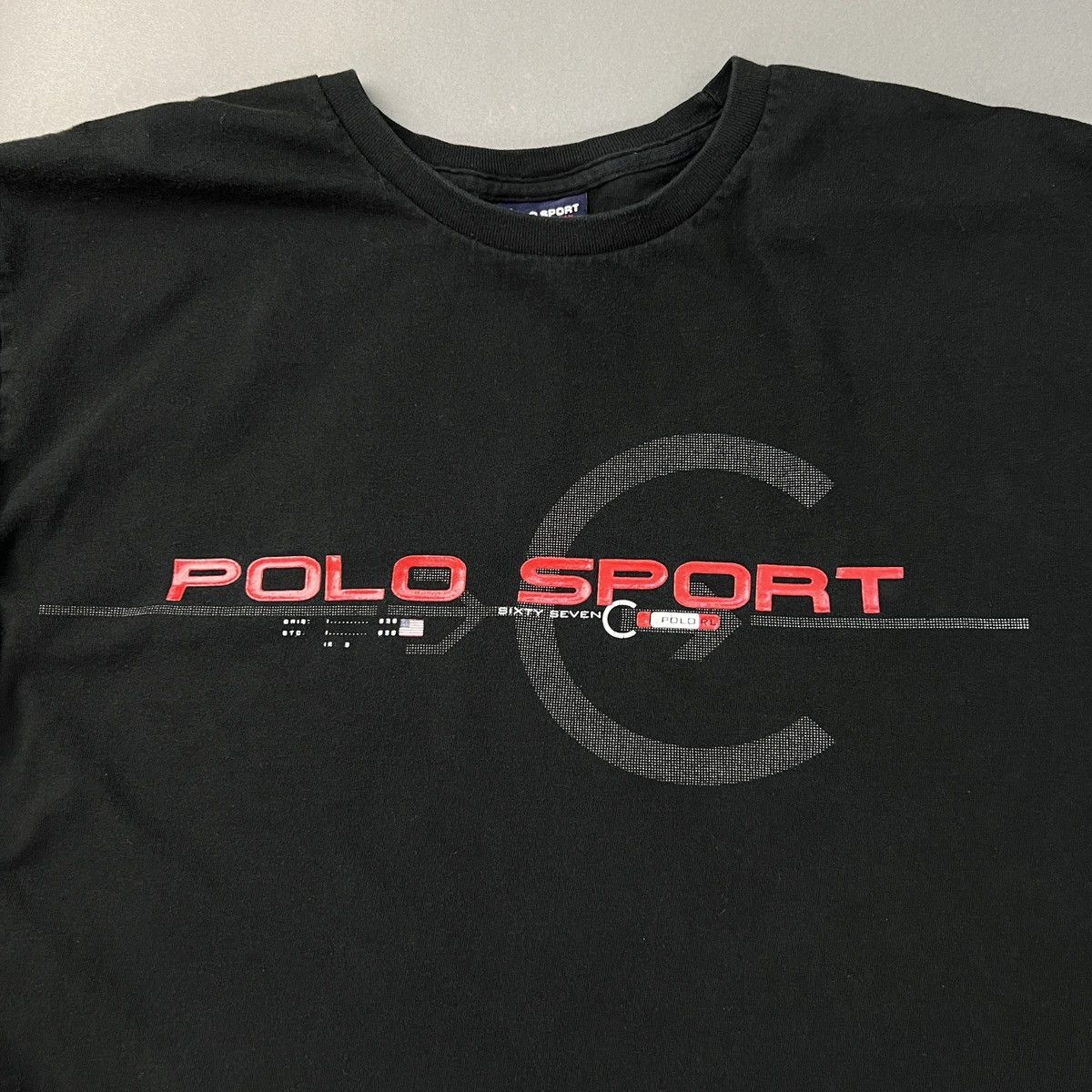 Ralph Lauren Sport Vintage POLO SPORT Rubber Spell Out Sweatshirt Size US L / EU 52-54 / 3 - 7 Thumbnail