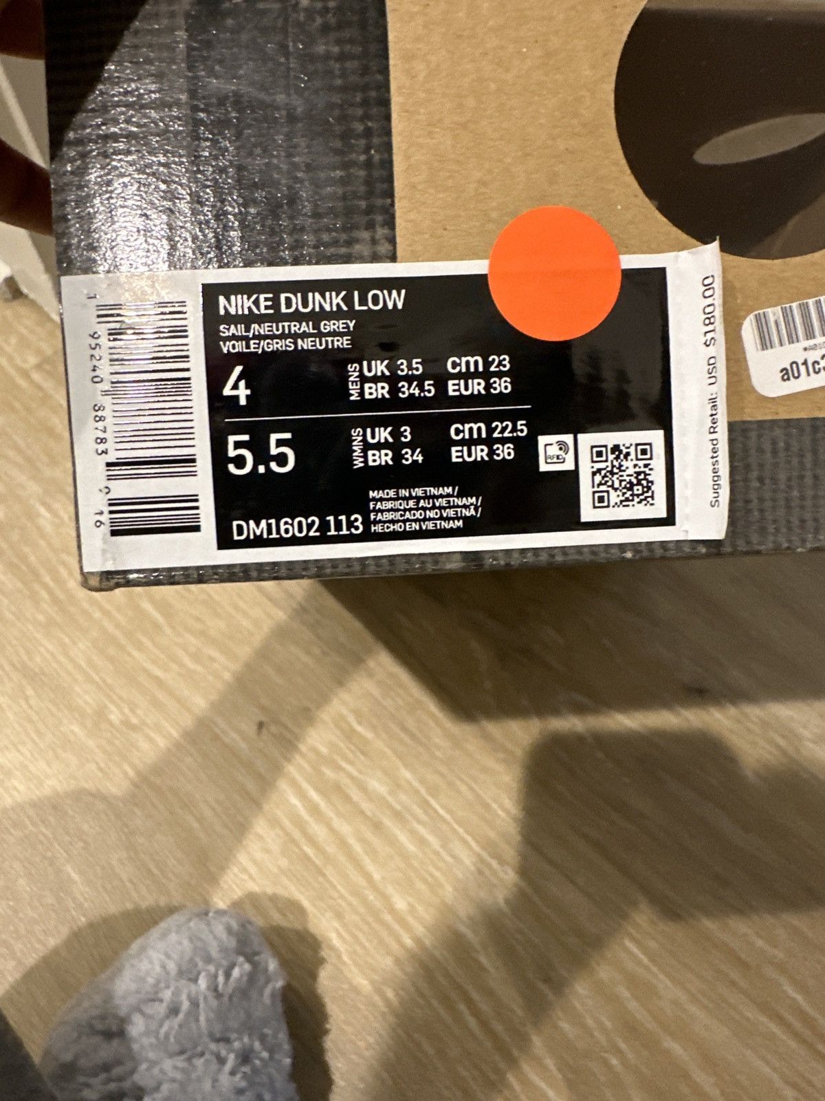 Nike × Off-White Nike dunk low off white Size US 4 / IT 34 - 8 Thumbnail