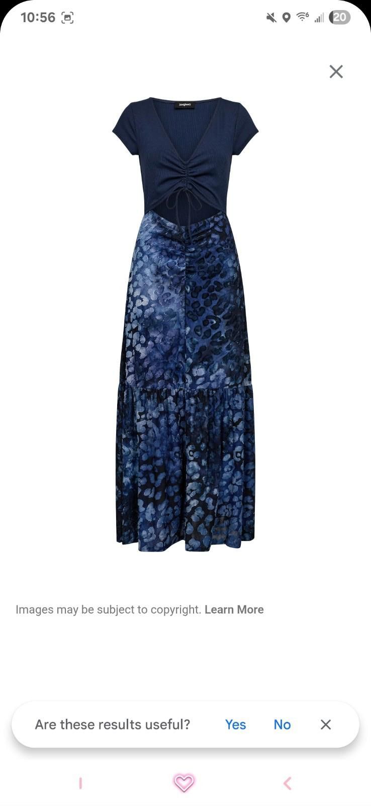 Desigual Desigual Combination Textured Animal Print Maxi Dress Size S / US 4 / IT 40 - 6 Thumbnail