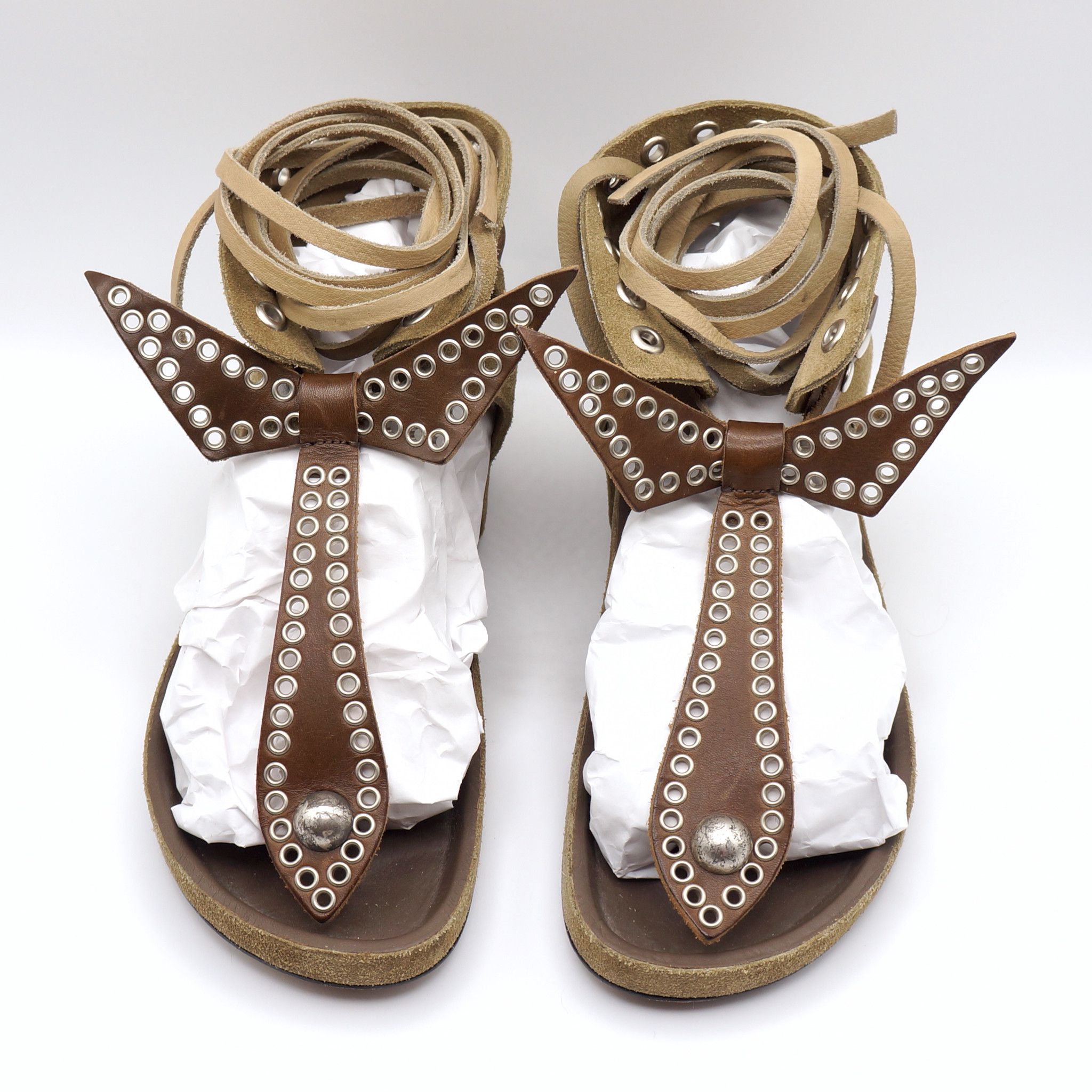 Isabel Marant Suede & Leather Tie-Up Size US 6 / IT 36 - 7 Thumbnail