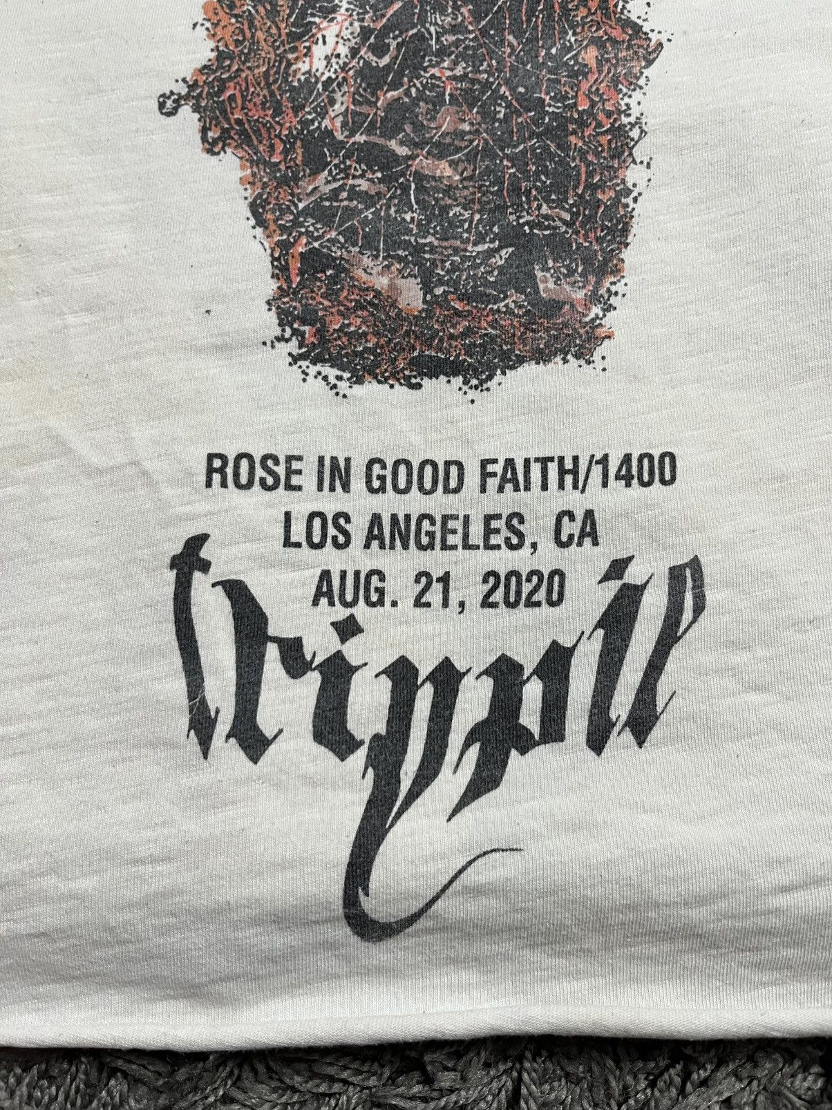 ROSE IN GOOD FAITH Rose In Good Faith x Trippie Redd 1400 Longsleeve Tee Size US XL / EU 56 / 4 - 7 Thumbnail