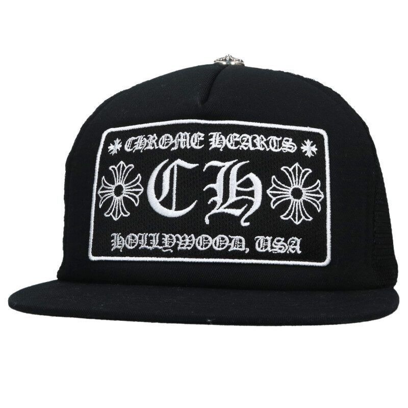Chrome Hearts Chrome Hearts Trucker Cap with CH Patch Cross Size ONE SIZE - 1 Thumbnail