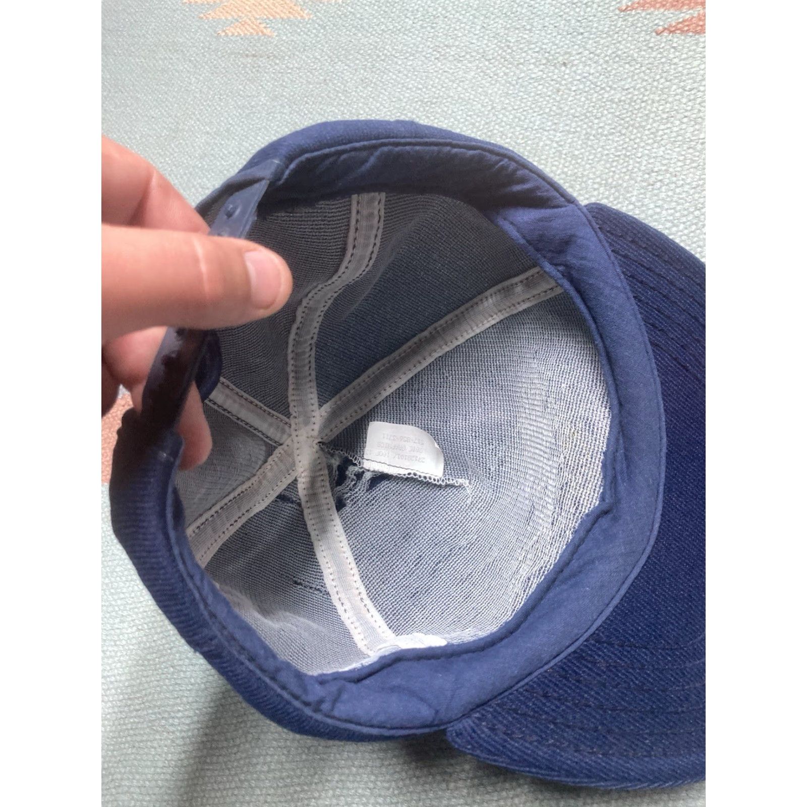 Vintage VINTAGE 80s SnapBack Hat Cap Local 261 Union Grain Millers Michigan Made in USA Baseball Cap Adjustable Men Blue USA Mens Size ONE SIZE - 6 Thumbnail