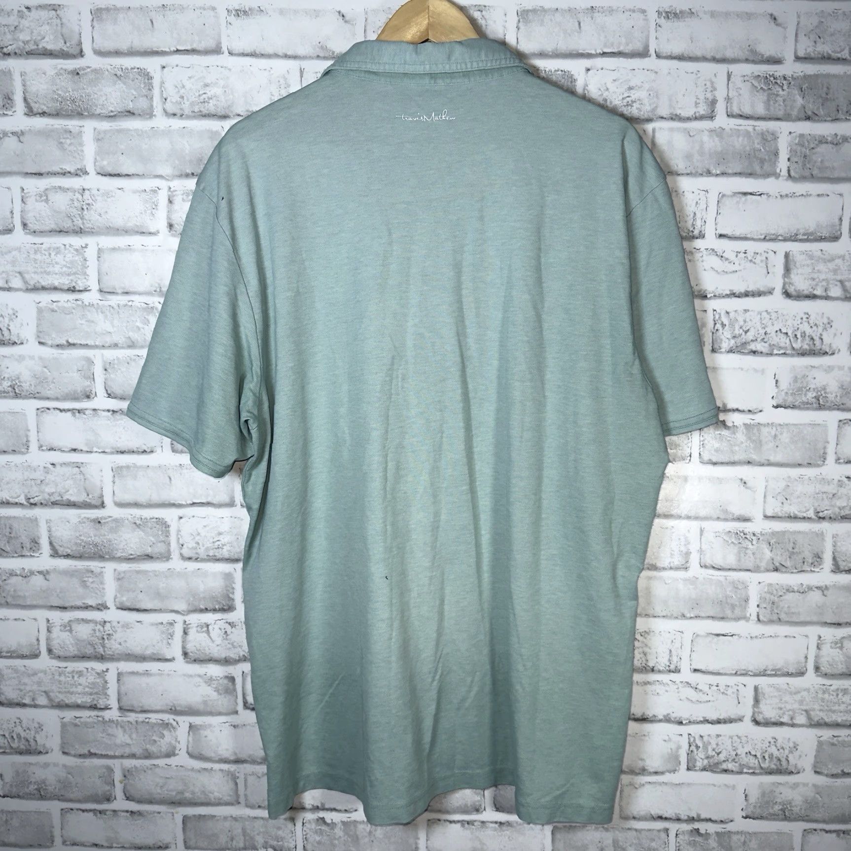 TravisMathew Travis Mathew Polo Shirt Mens XXL Blue Size US XXL / EU 58 / 5 - 5 Thumbnail