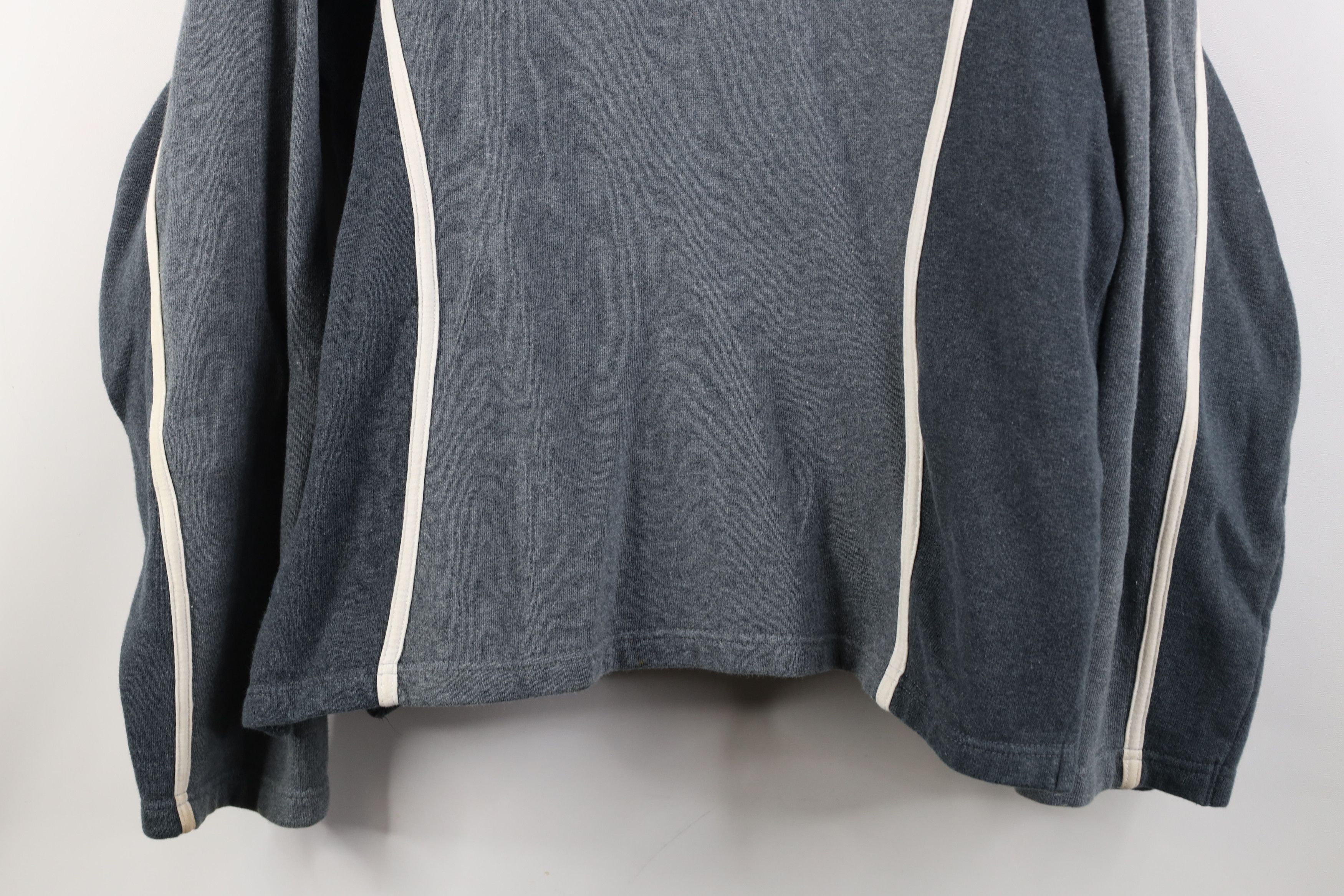 Vintage Vintage 90s Ski Doo Bombardier Ribbed Knit Sweatshirt Gray Size L / US 10 / IT 46 - 3 Thumbnail