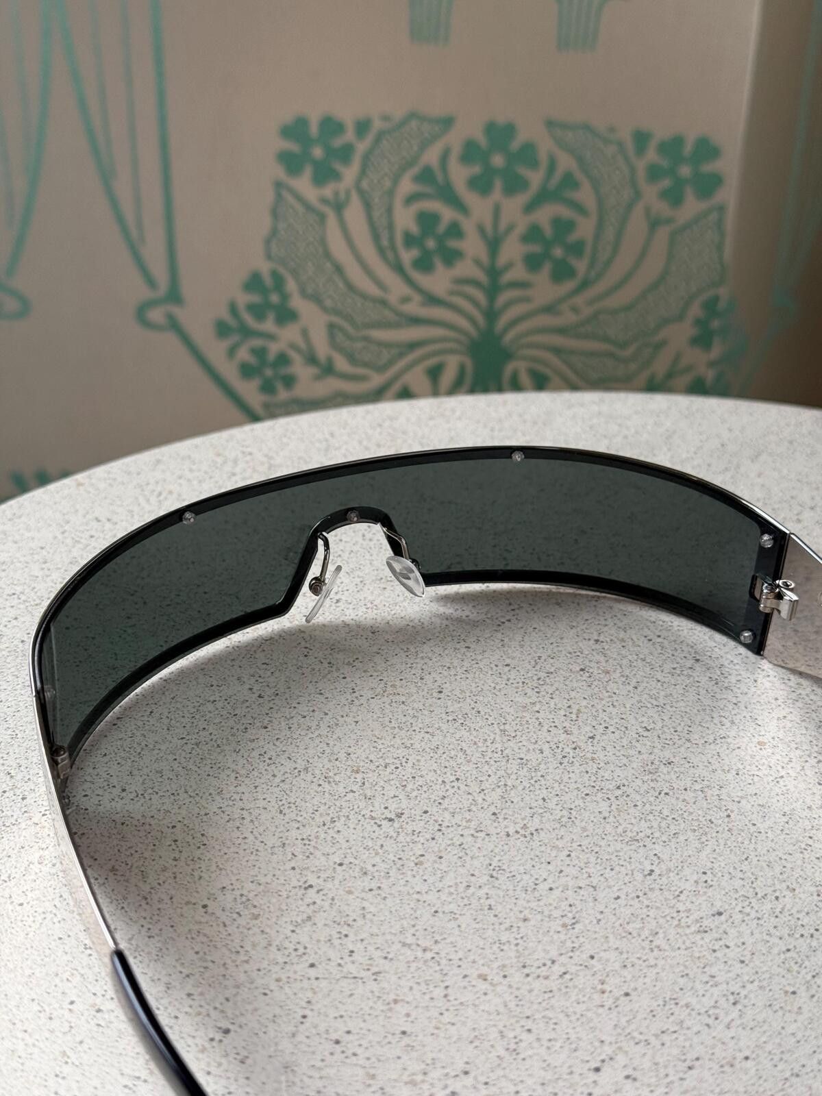 Dior 2003 Dior Punk Sunglasses John Galliano Runway Shield Mask Size ONE SIZE - 10 Thumbnail