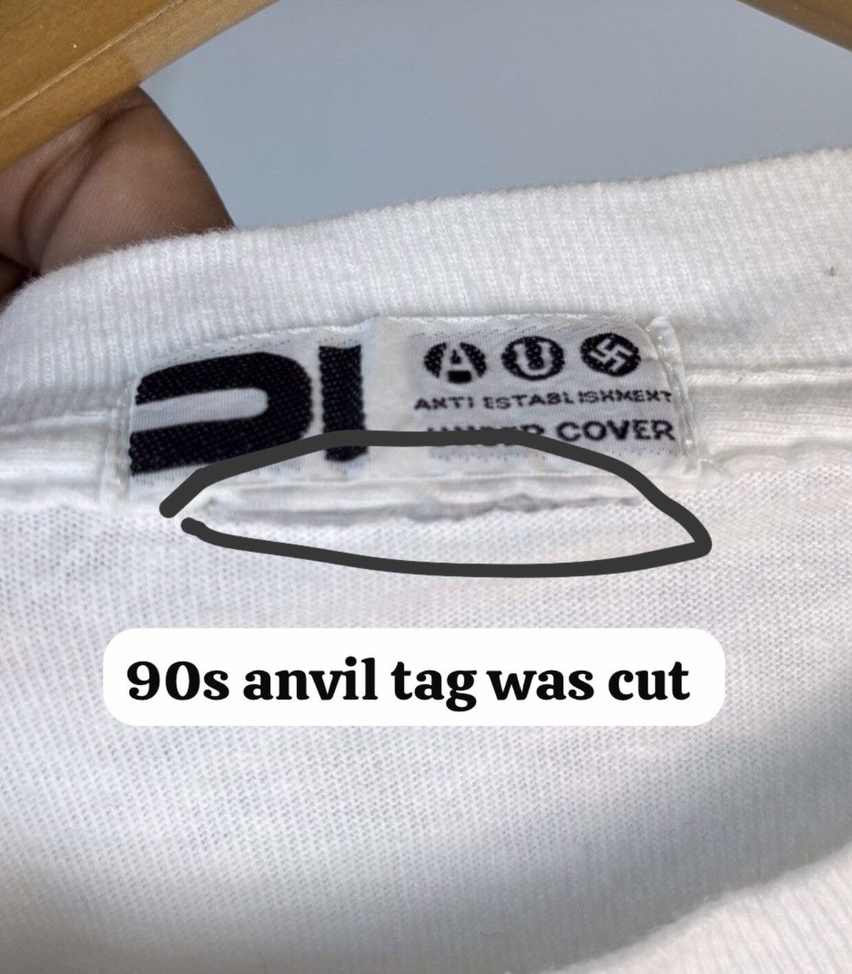 A.F.F.A. × Jun Takahashi × Undercover Rare 1993 Undercover A.F.F.A “Tired of 20th Century” Size US M / EU 48-50 / 2 - 18 Thumbnail